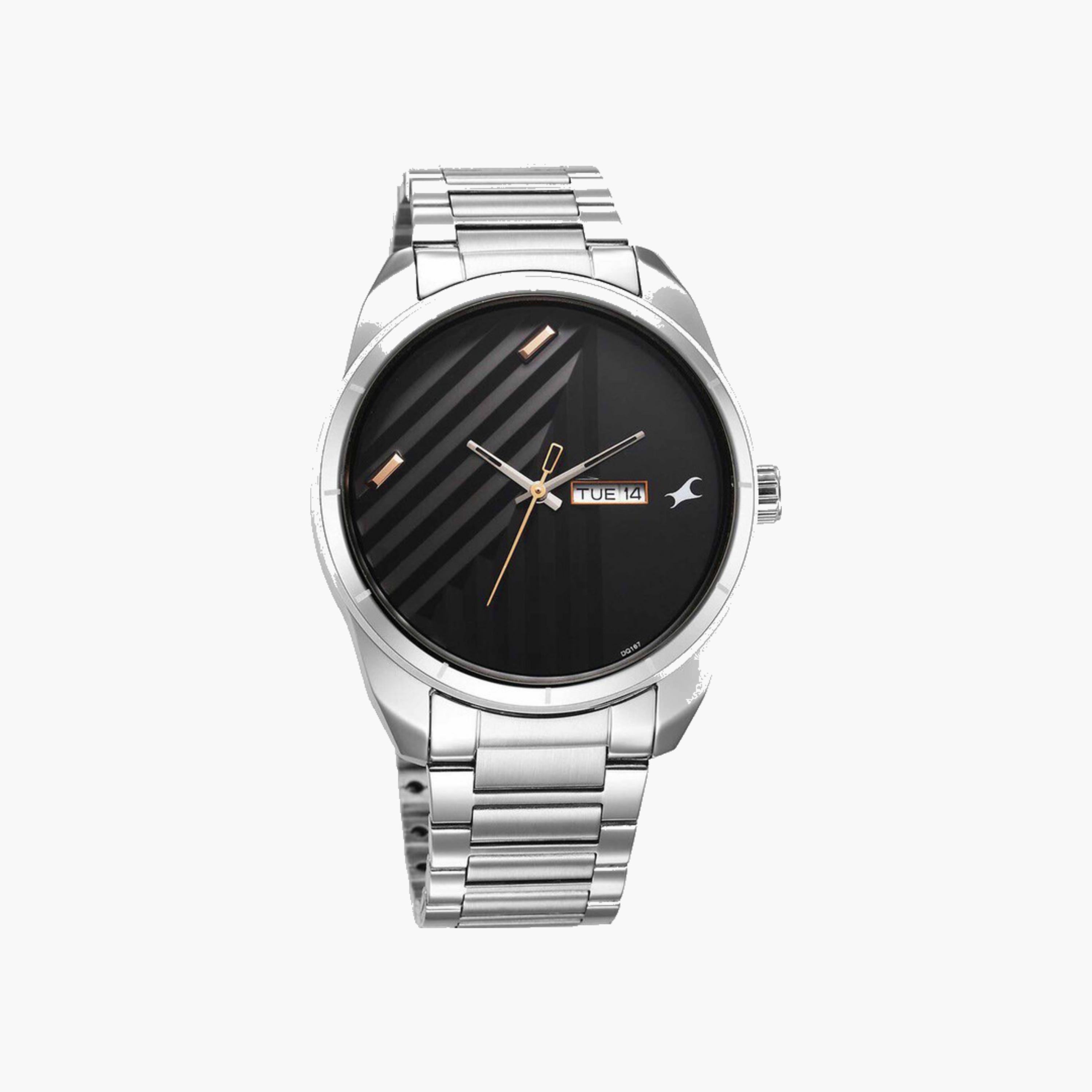 Silver Stainless Steel Watch-men-watchesandjewellery-watches-image-4
