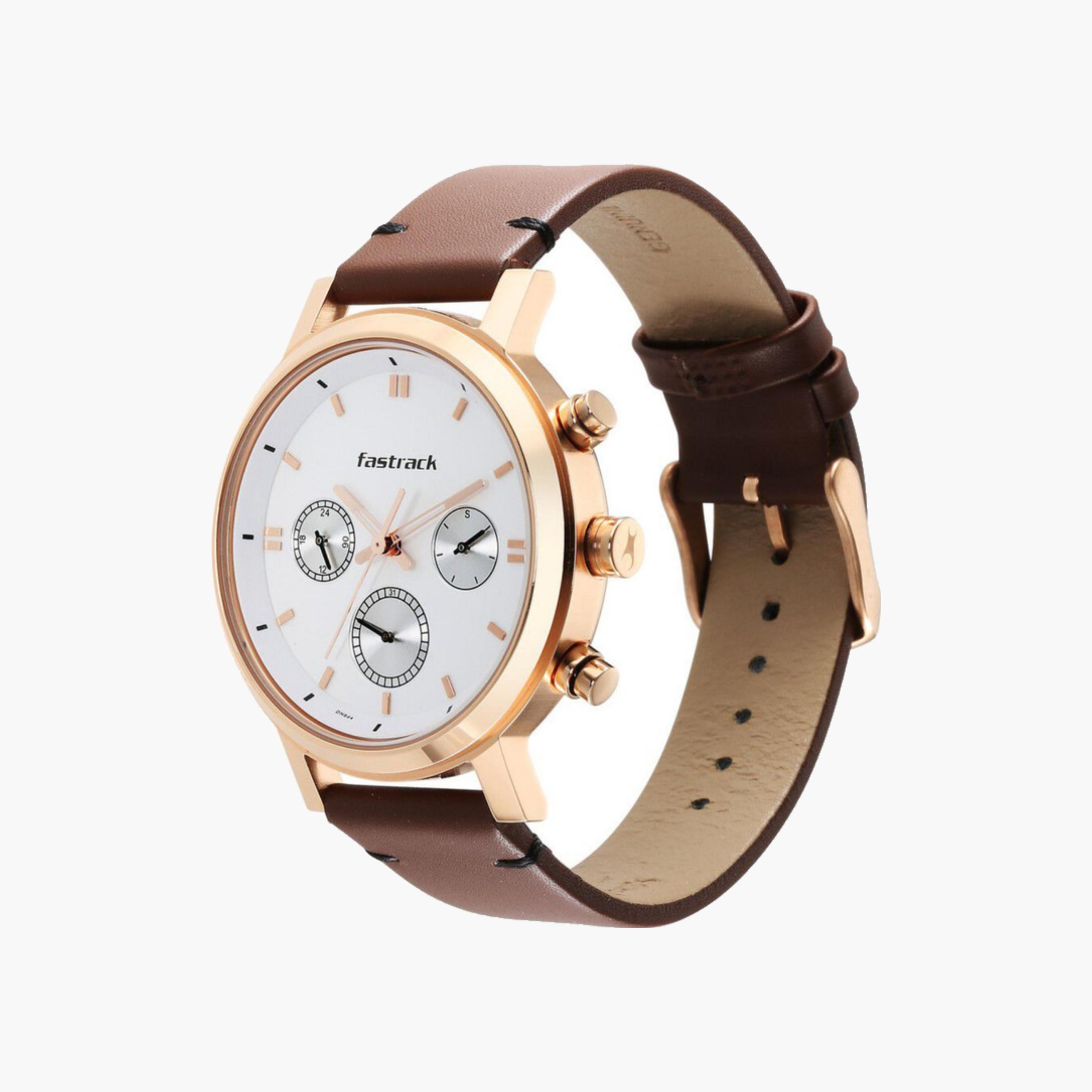 White Dial Chronograph Men's Watch-men-watchesandjewellery-watches-image-2