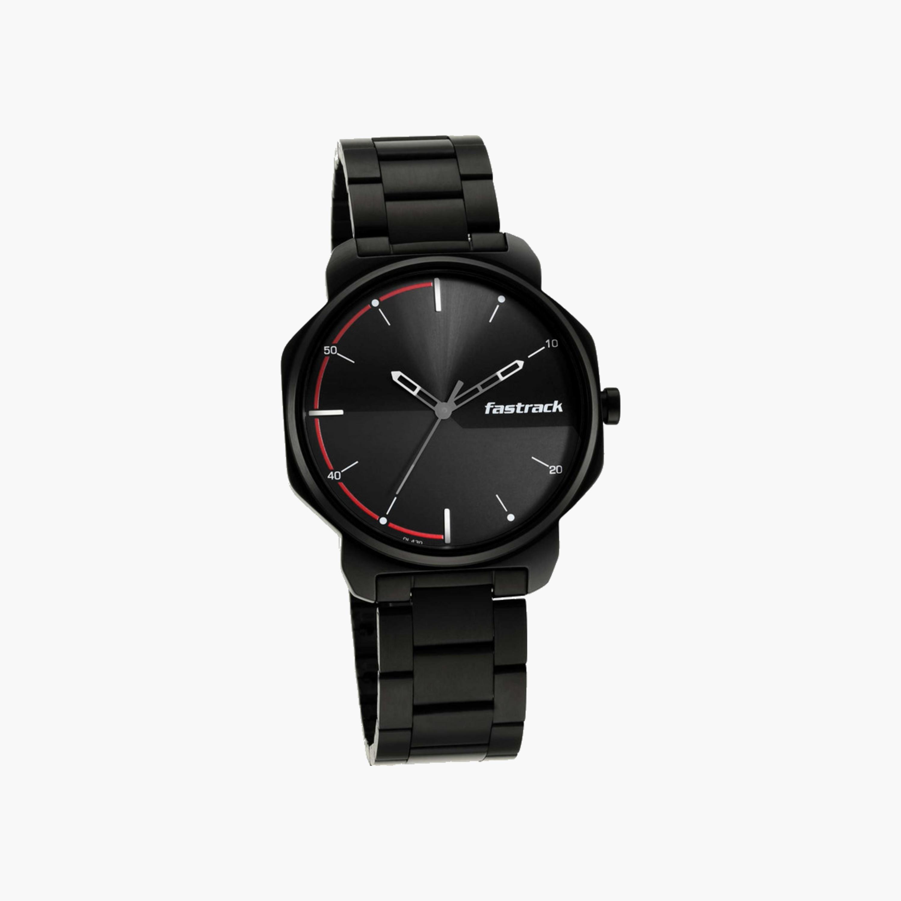 Black Dial Analog Watch-men-watchesandjewellery-watches-image-1