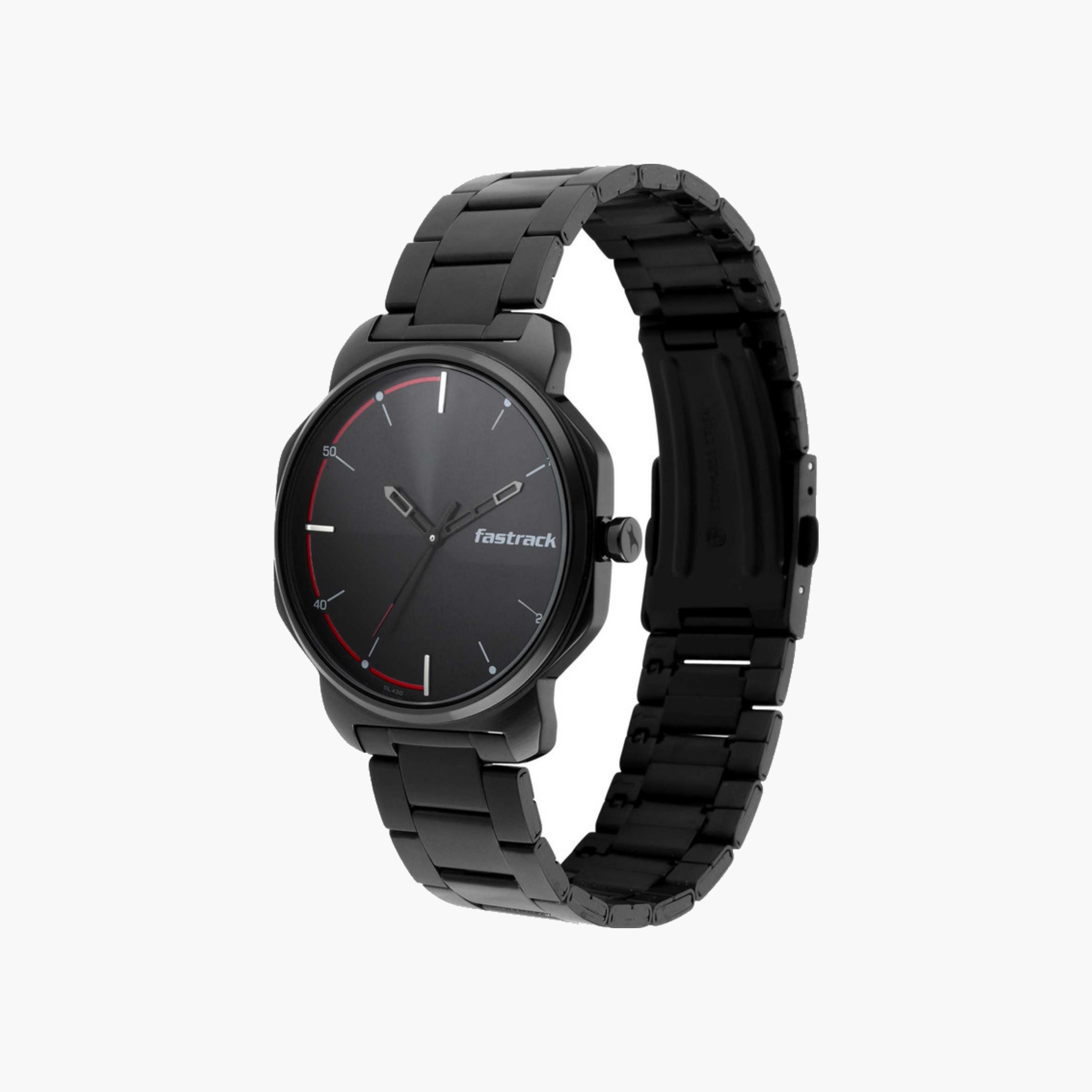 Black Dial Analog Watch-men-watchesandjewellery-watches-image-3