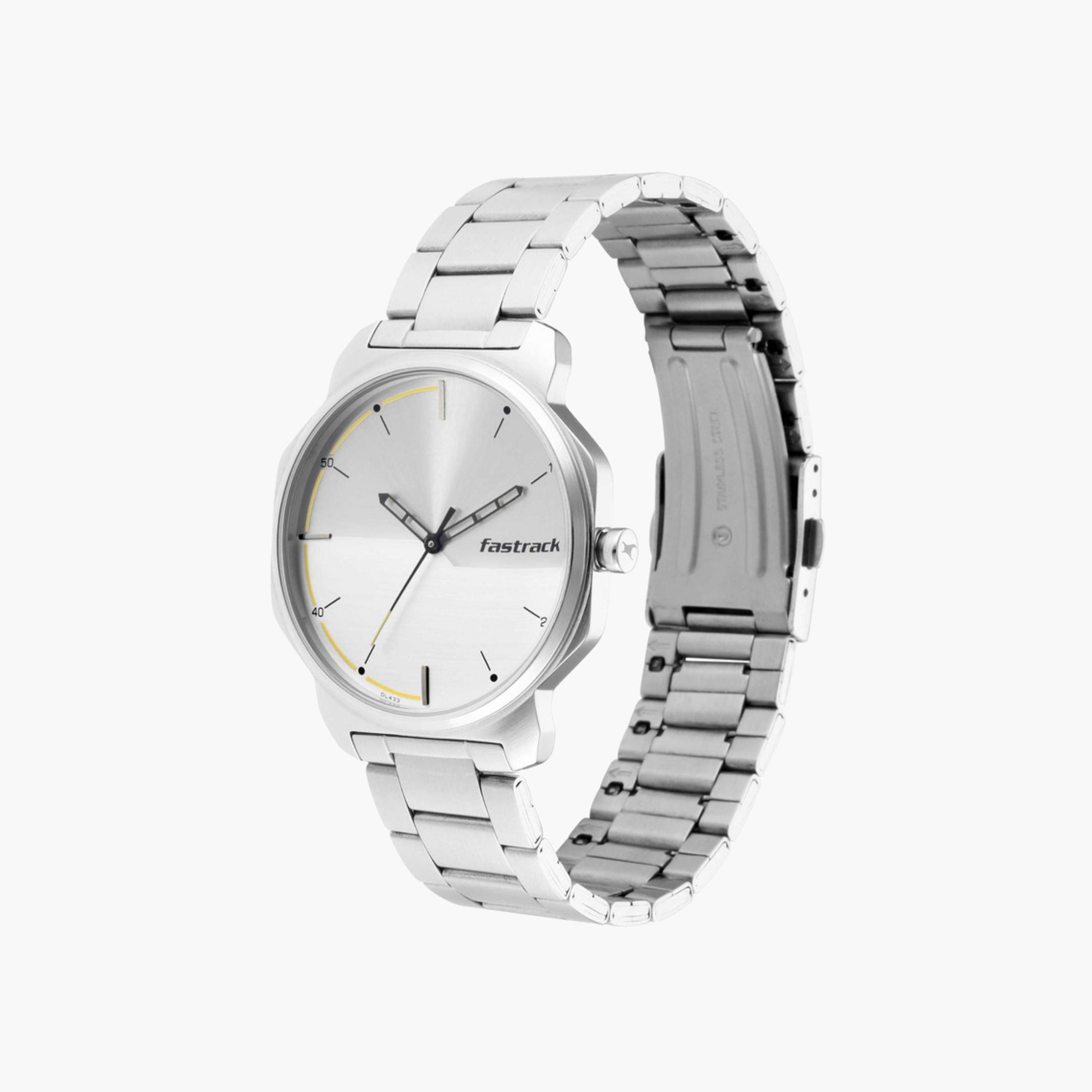 Analog Watch with Metal Strap-men-watchesandjewellery-watches-image-3
