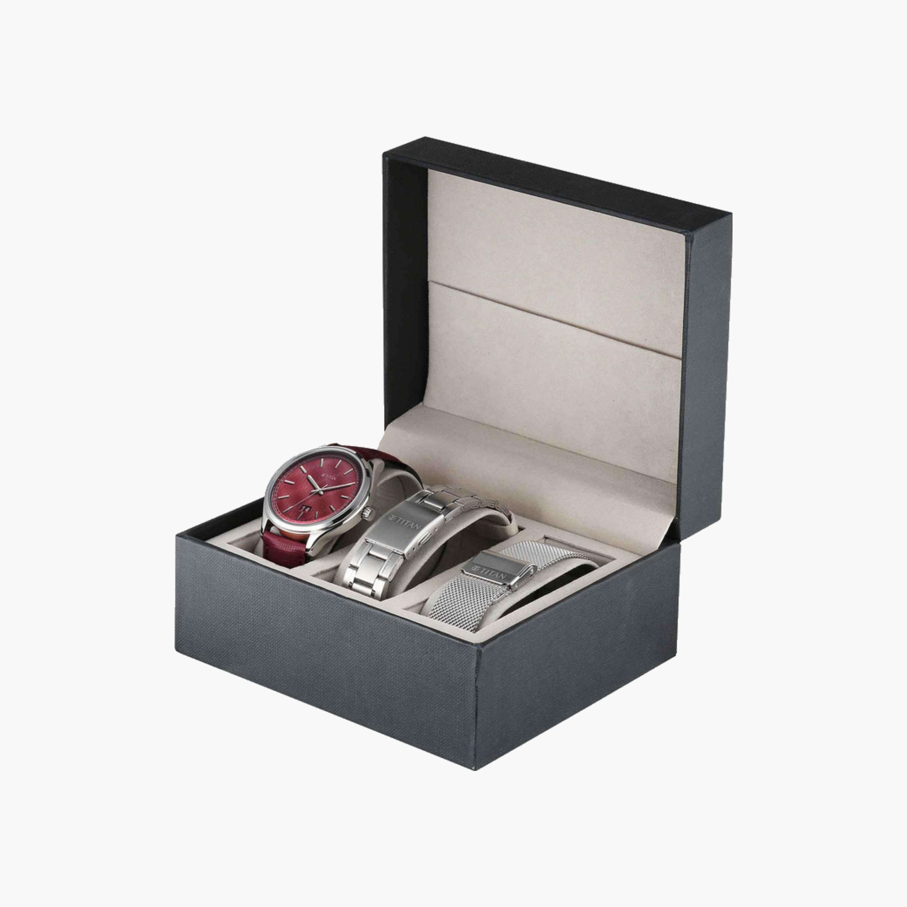 Titan Classique Interchangeable Strap Watch Set-men-watchesandjewellery-watches-image-2