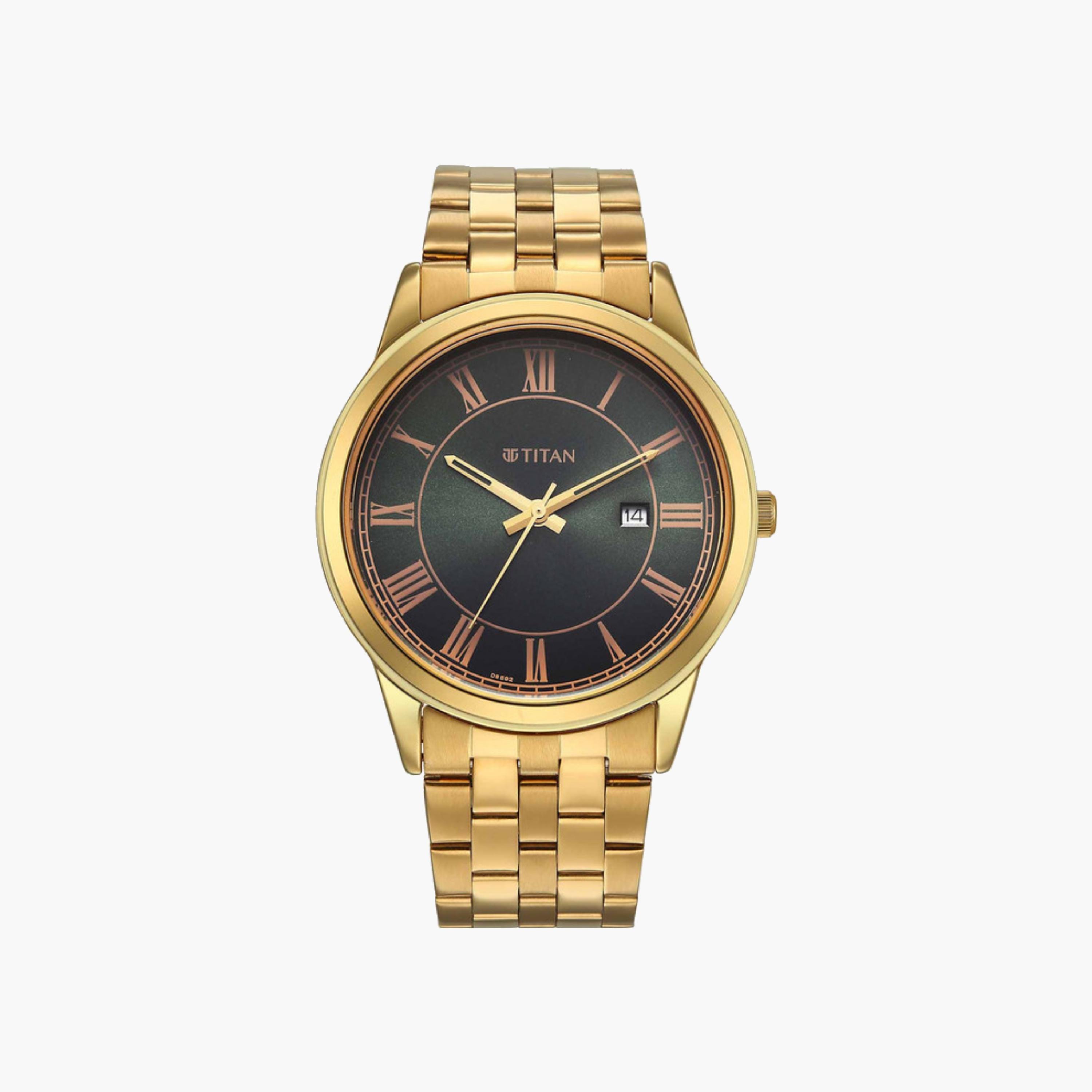 Gold Tone Analog Watch for Men-men-watchesandjewellery-watches-image-1