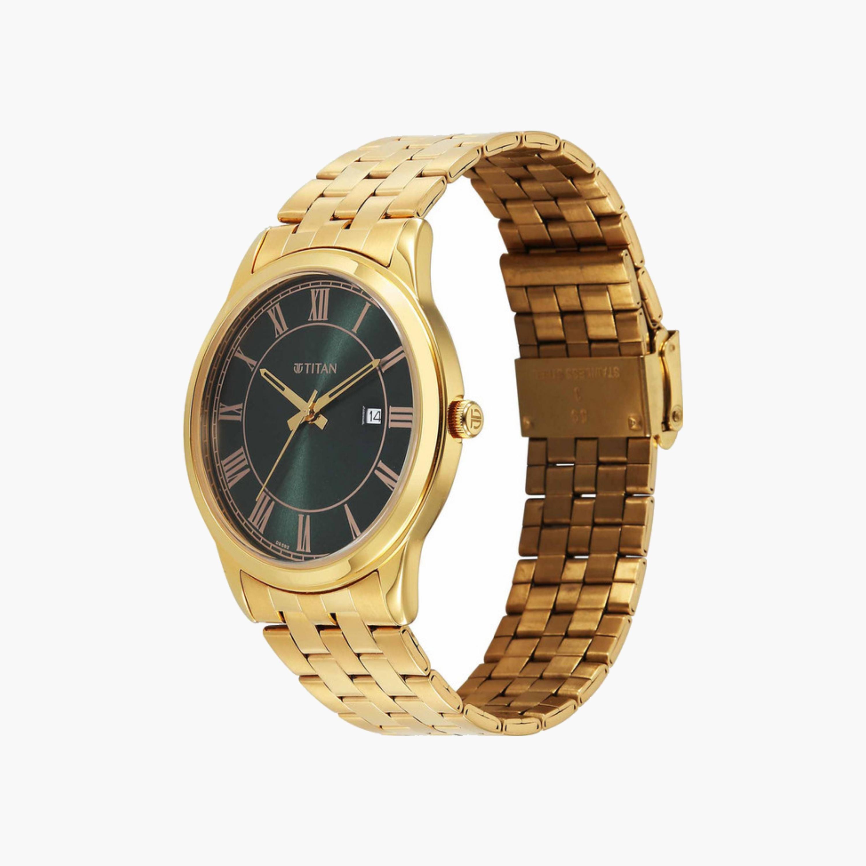 Gold Tone Analog Watch for Men-men-watchesandjewellery-watches-image-2