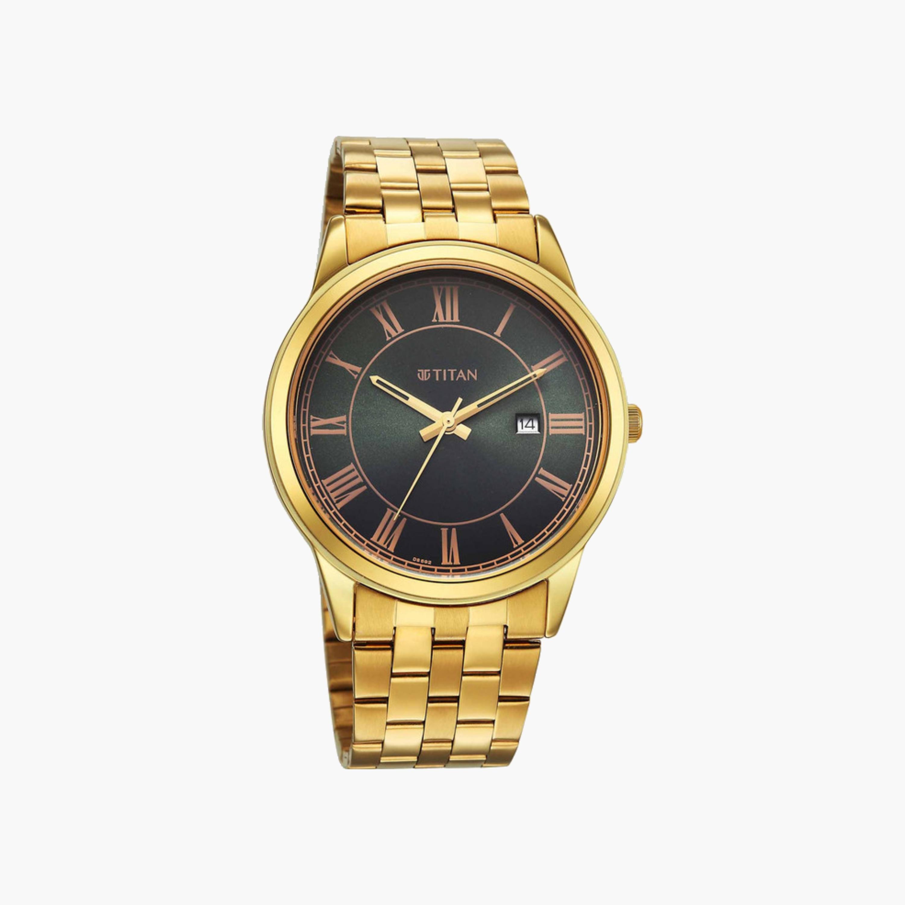 Gold Tone Analog Watch for Men-men-watchesandjewellery-watches-image-3