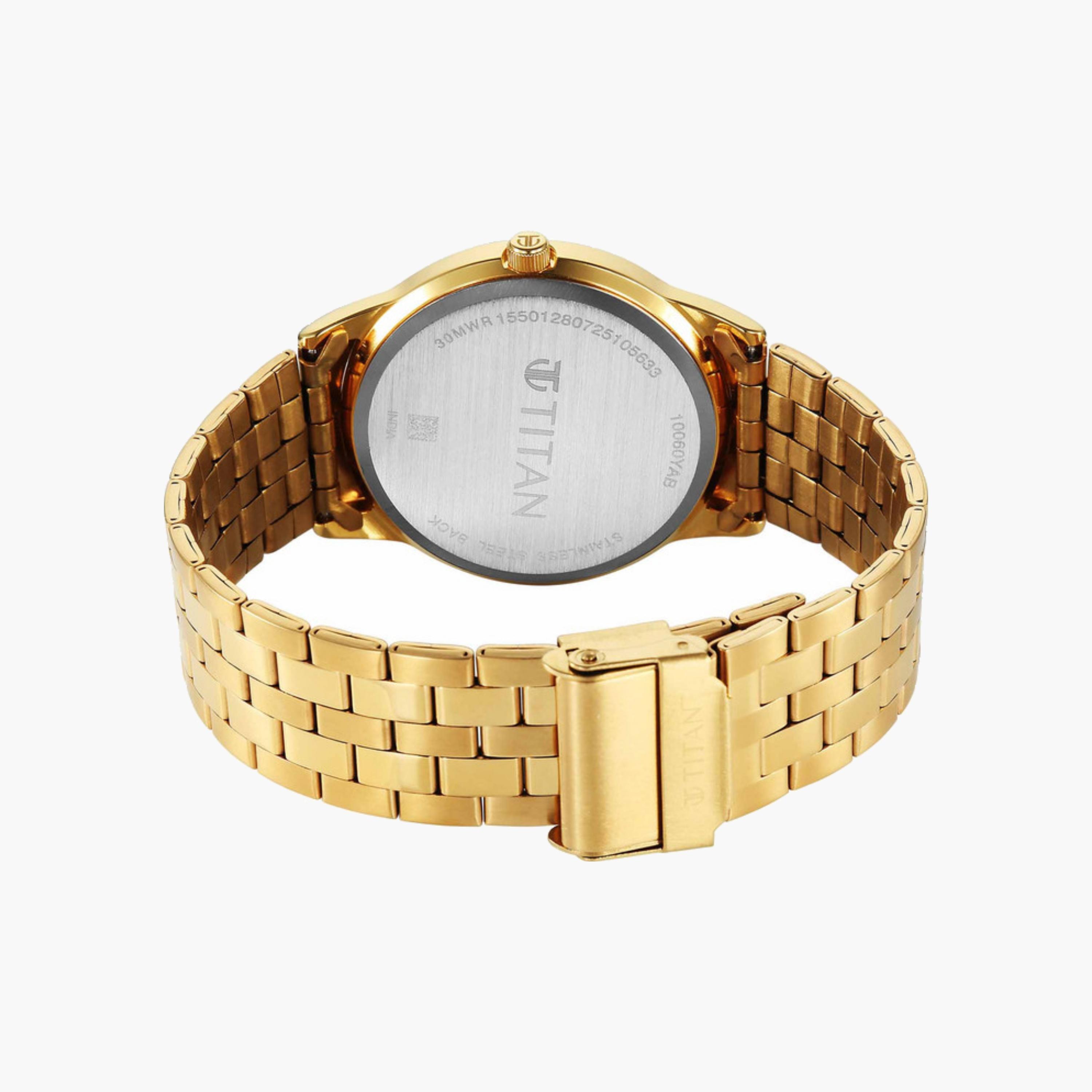 Gold Tone Analog Watch for Men-men-watchesandjewellery-watches-image-4