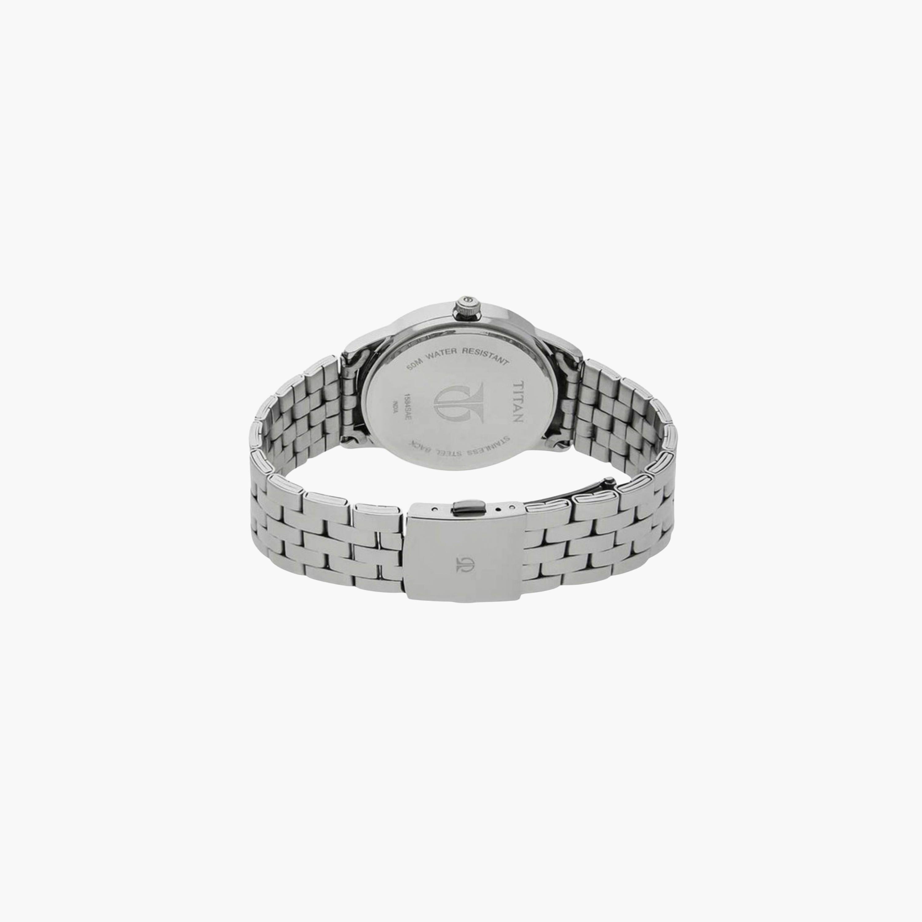Silver Tone Metal Strap Watch-men-watchesandjewellery-watches-image-4