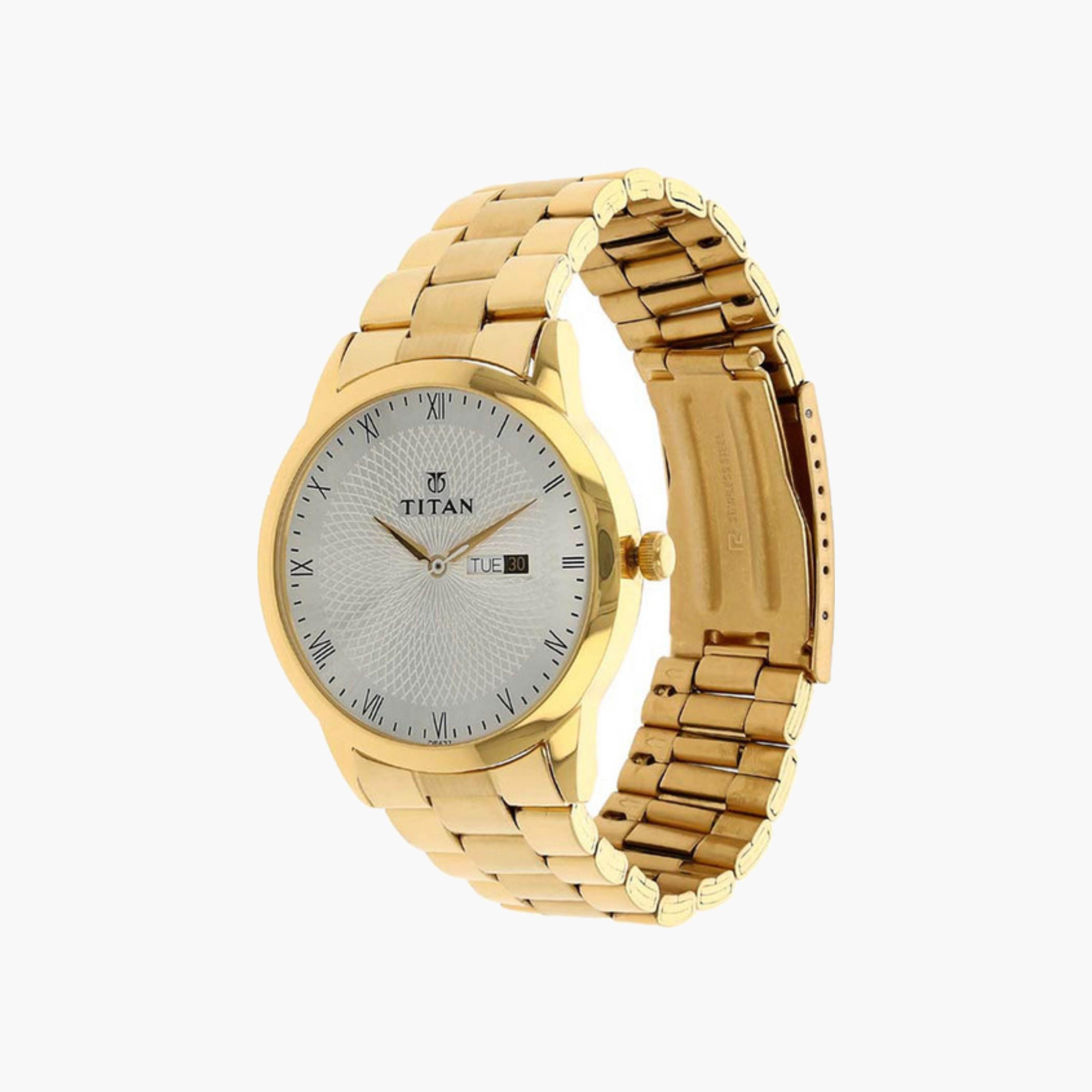 Gold Stainless Steel Men's Watch-men-watchesandjewellery-watches-image-4