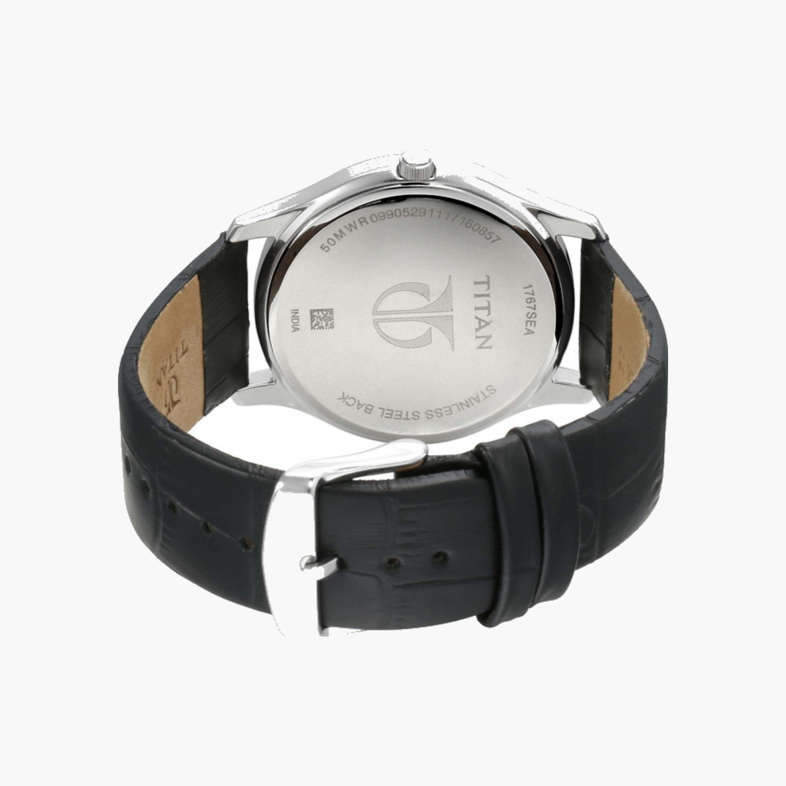 Classic Analog Watch with Leather Strap-men-watchesandjewellery-watches-image-2