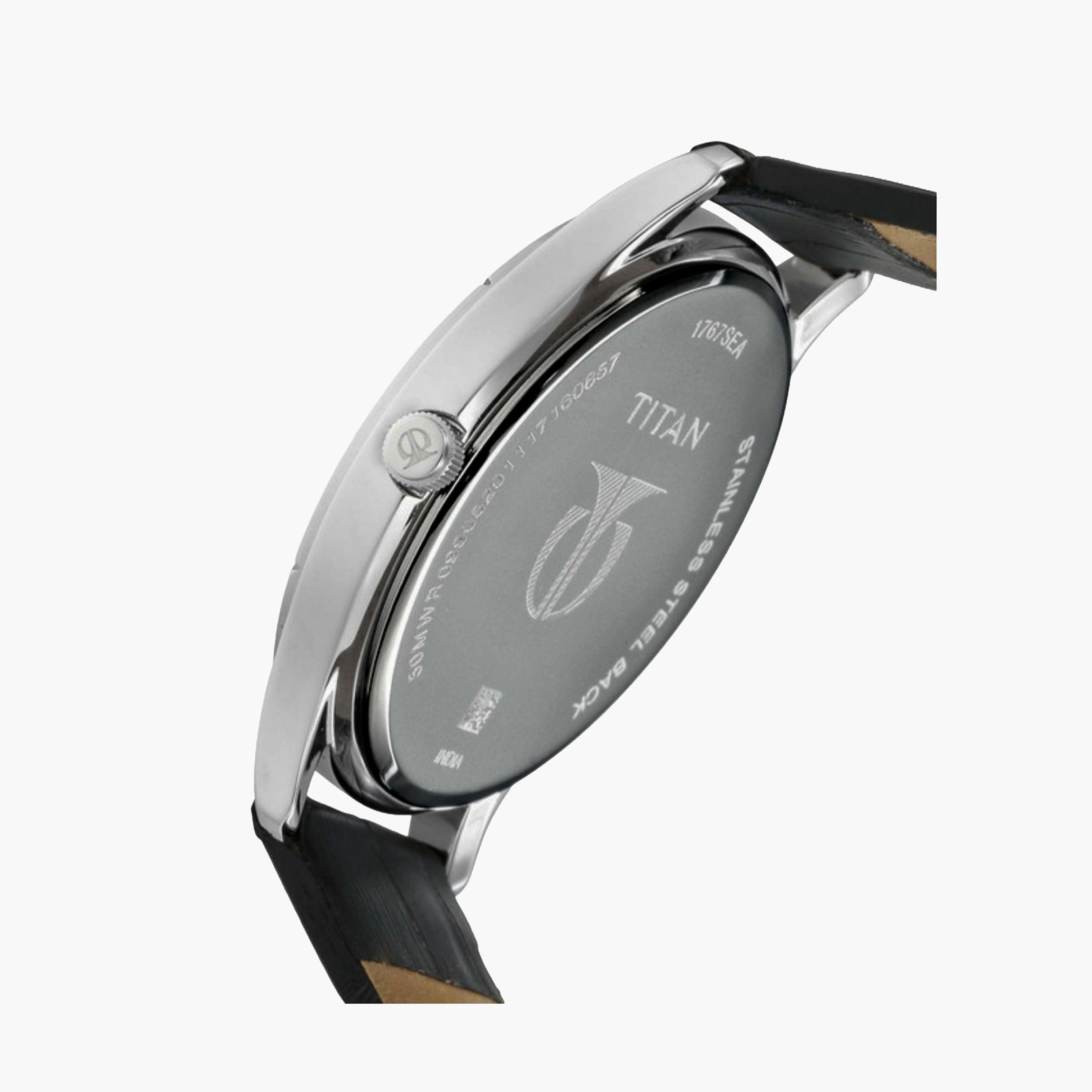 Classic Analog Watch with Leather Strap-men-watchesandjewellery-watches-image-3