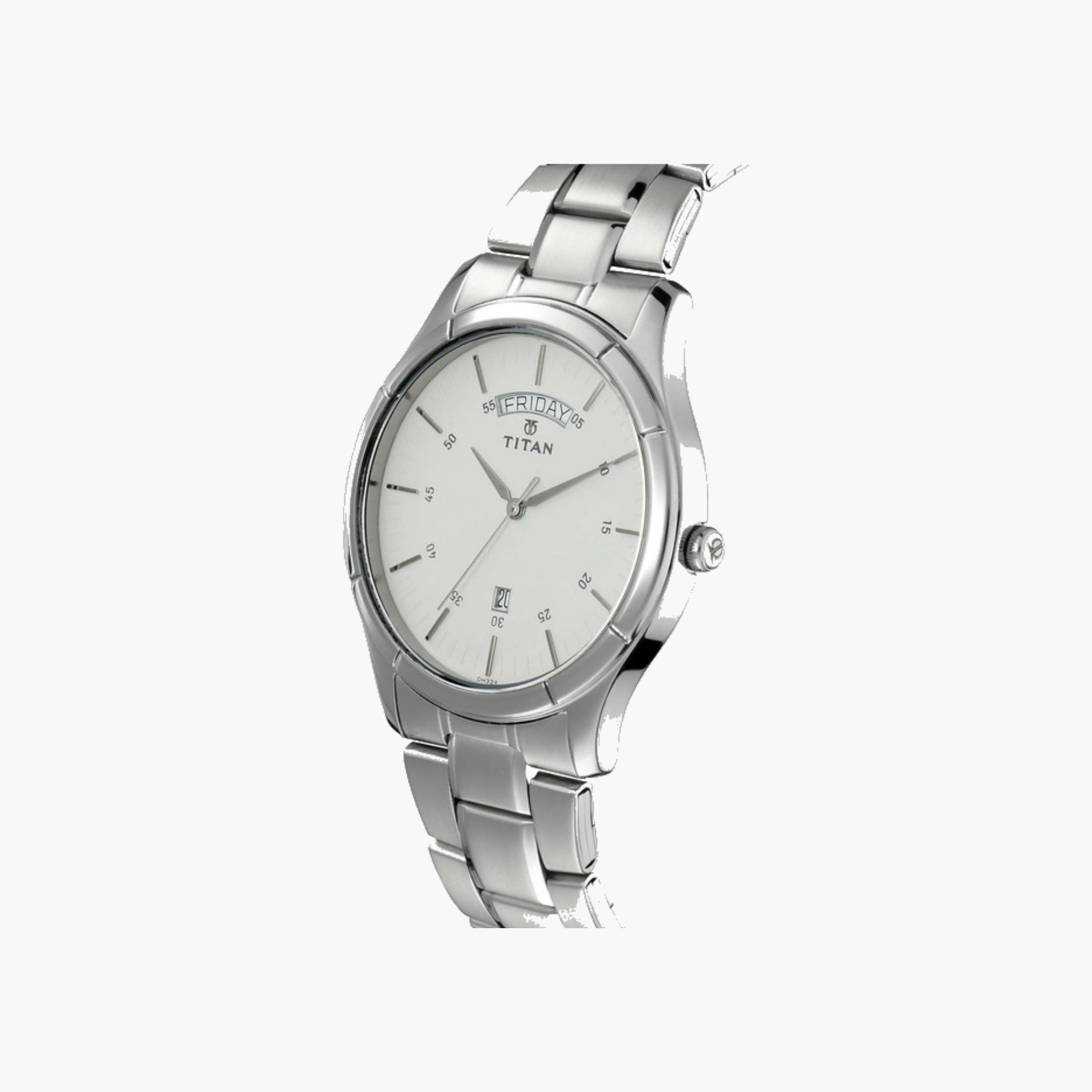 ساعة رجالية أنالوج من الستانلس ستيل-men-watchesandjewellery-watches-image-4