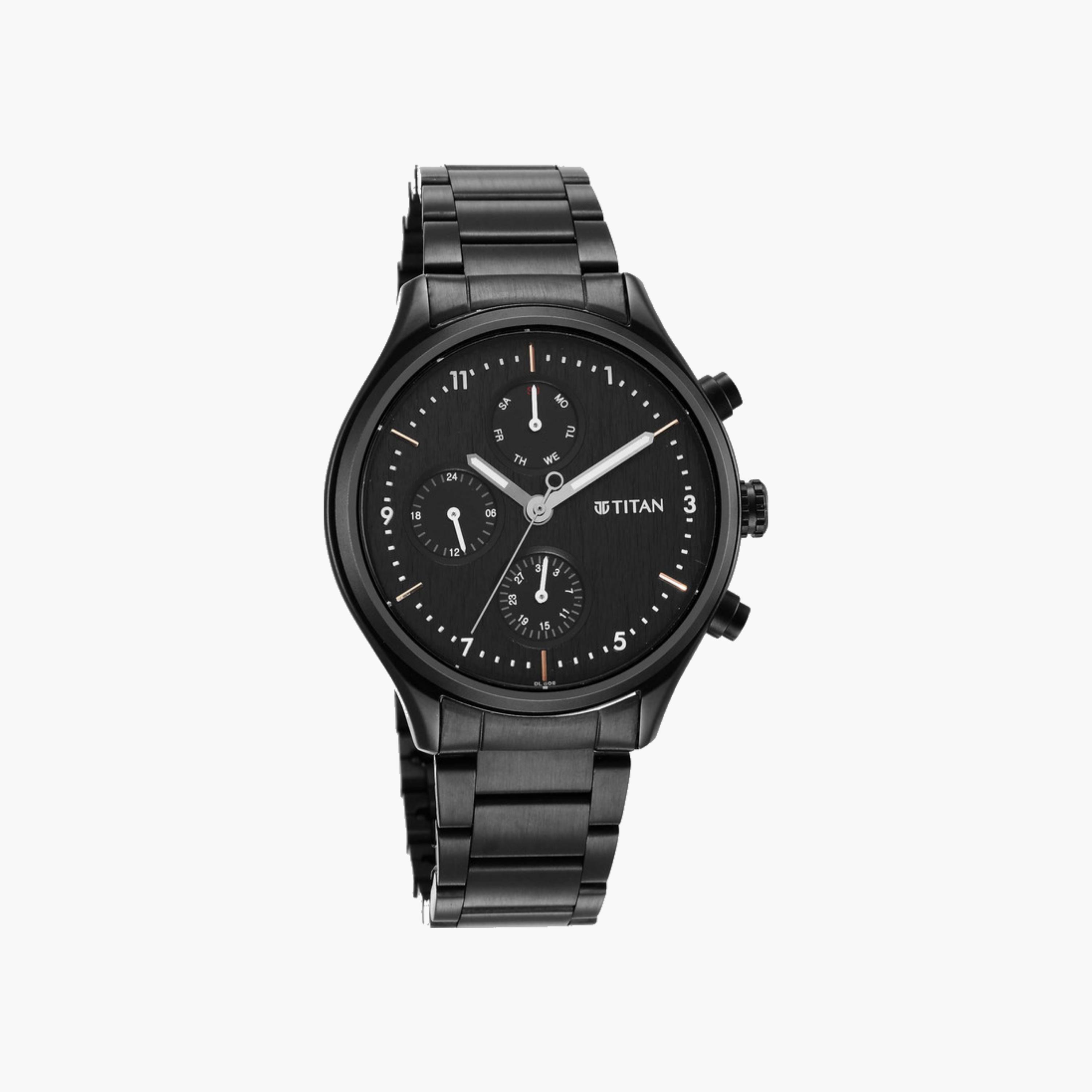 Black Dial Multifunction Men's Watch-men-watchesandjewellery-watches-image-1