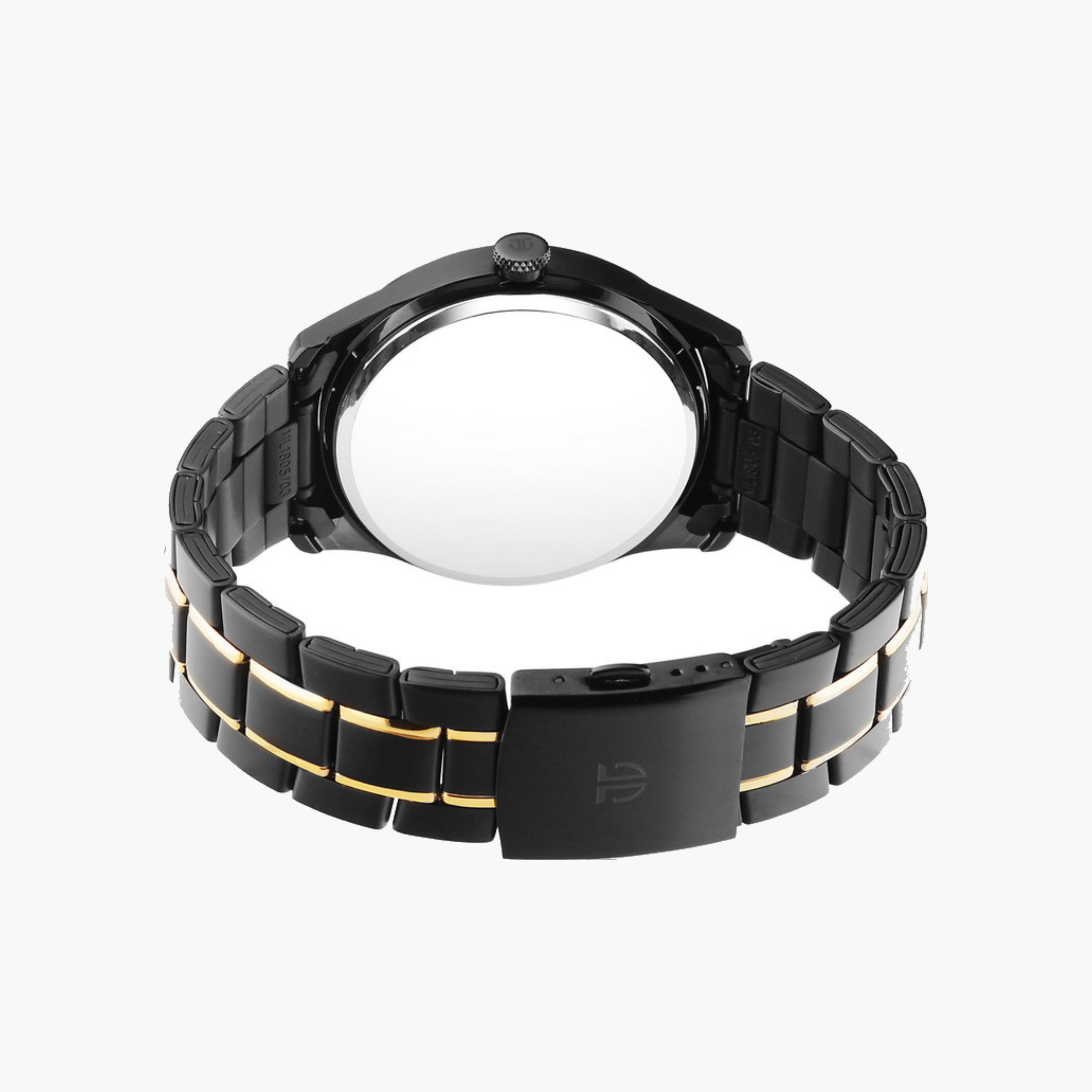 Black Gold Toned Men's Watch-men-watchesandjewellery-watches-image-2