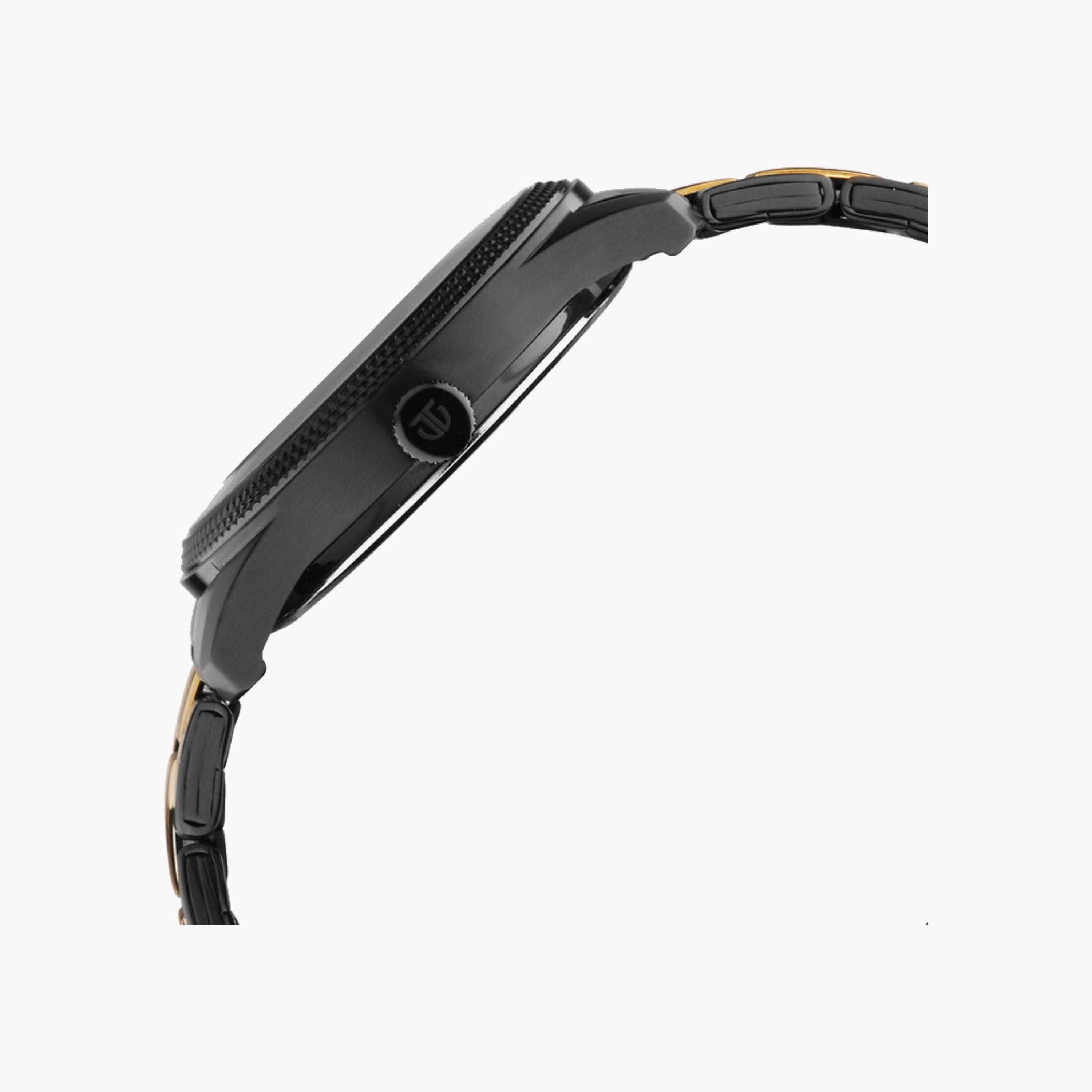 Black Gold Toned Men's Watch-men-watchesandjewellery-watches-image-3