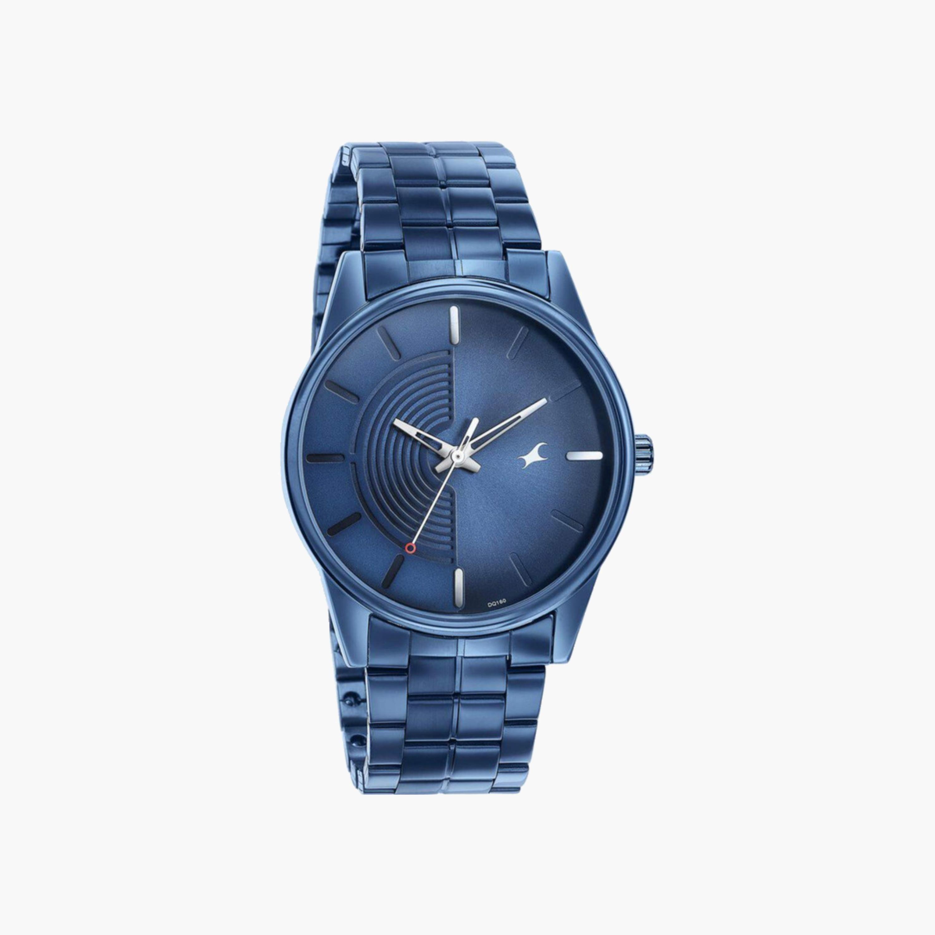 Blue Dial Men's Metal Watch-men-watchesandjewellery-watches-image-1