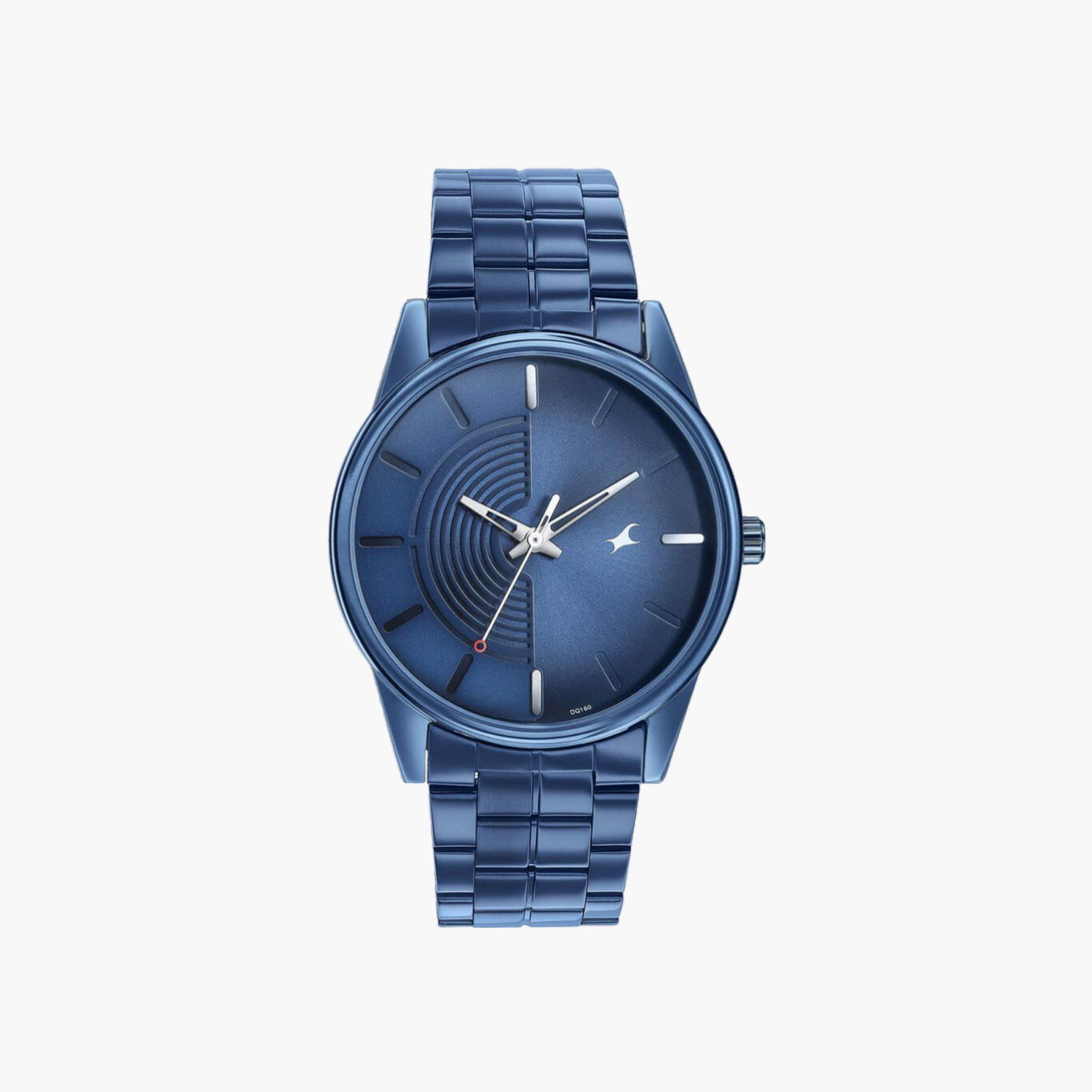 Blue Dial Men's Metal Watch-men-watchesandjewellery-watches-image-3