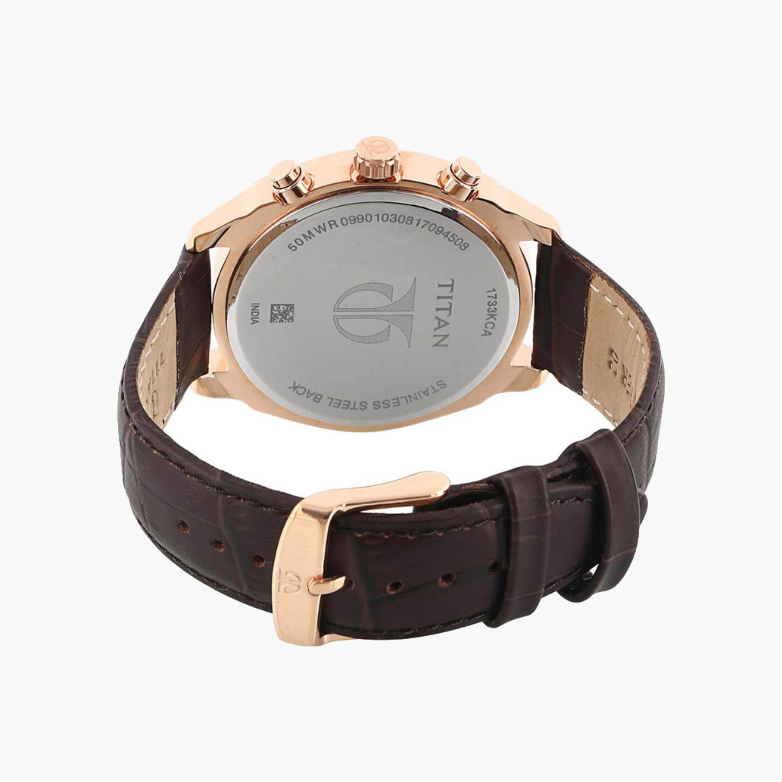 Rose Gold Chronograph Men's Watch-men-watchesandjewellery-watches-image-2