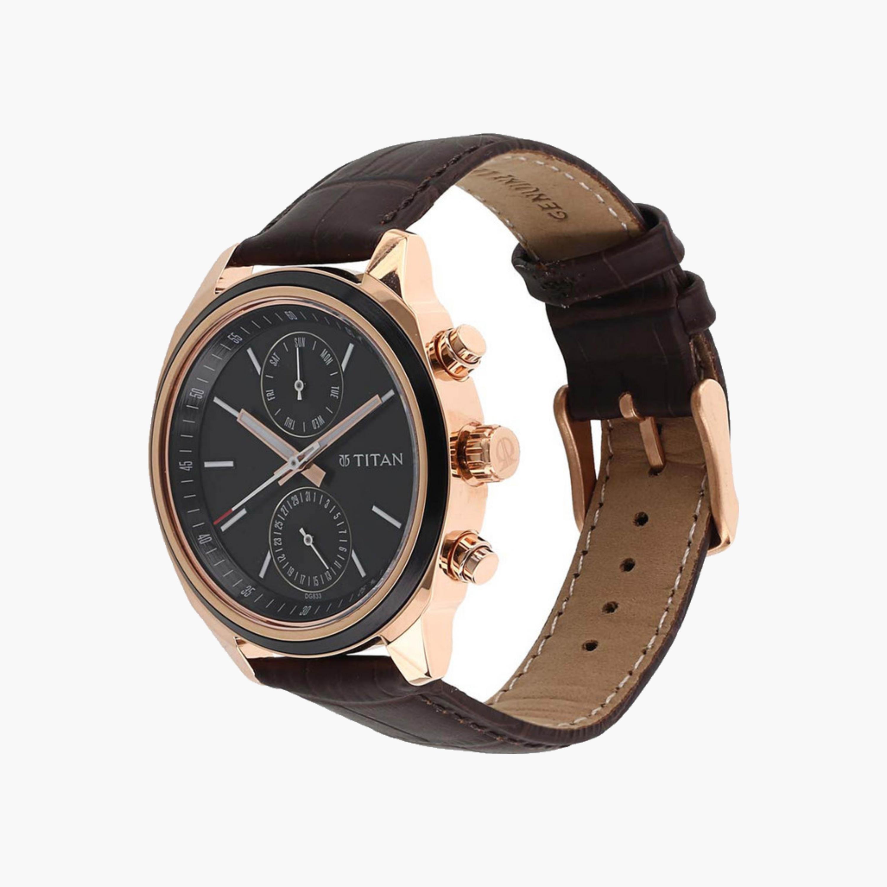 Rose Gold Chronograph Men's Watch-men-watchesandjewellery-watches-image-3