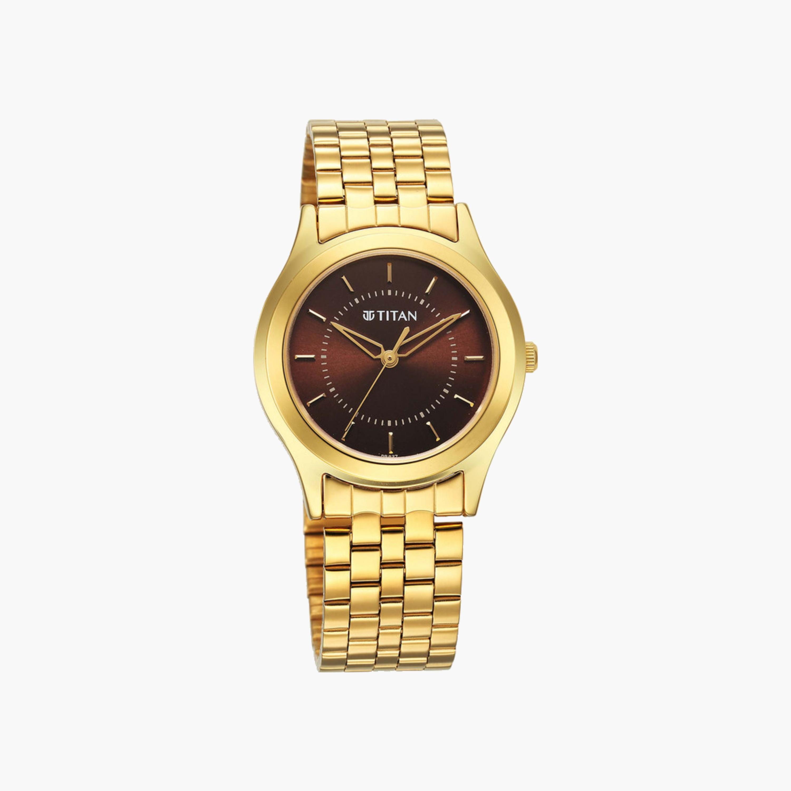 Gold Tone Analogue Watch-men-watchesandjewellery-watches-image-1