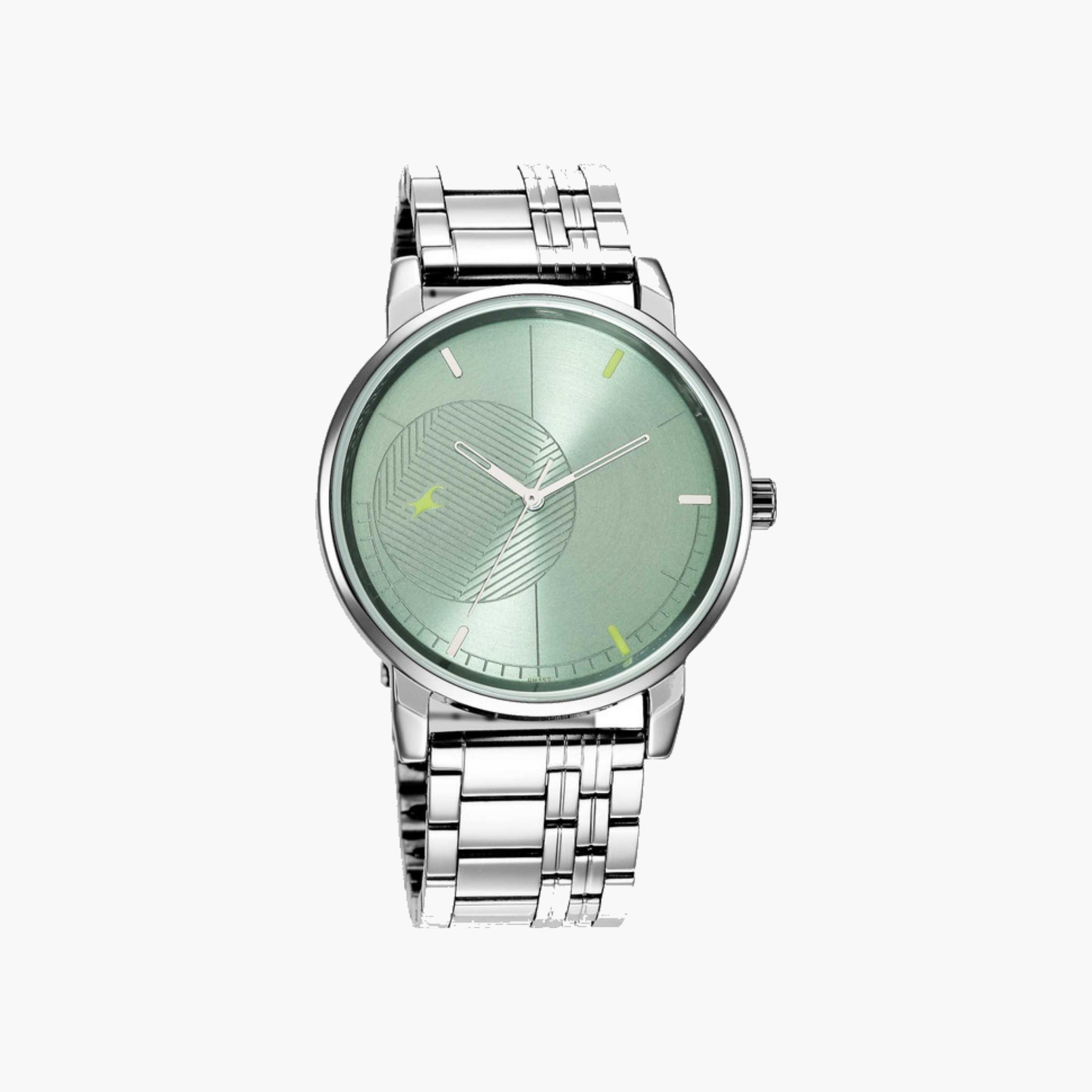 Green Dial Men's Metal Watch-men-watchesandjewellery-watches-image-1
