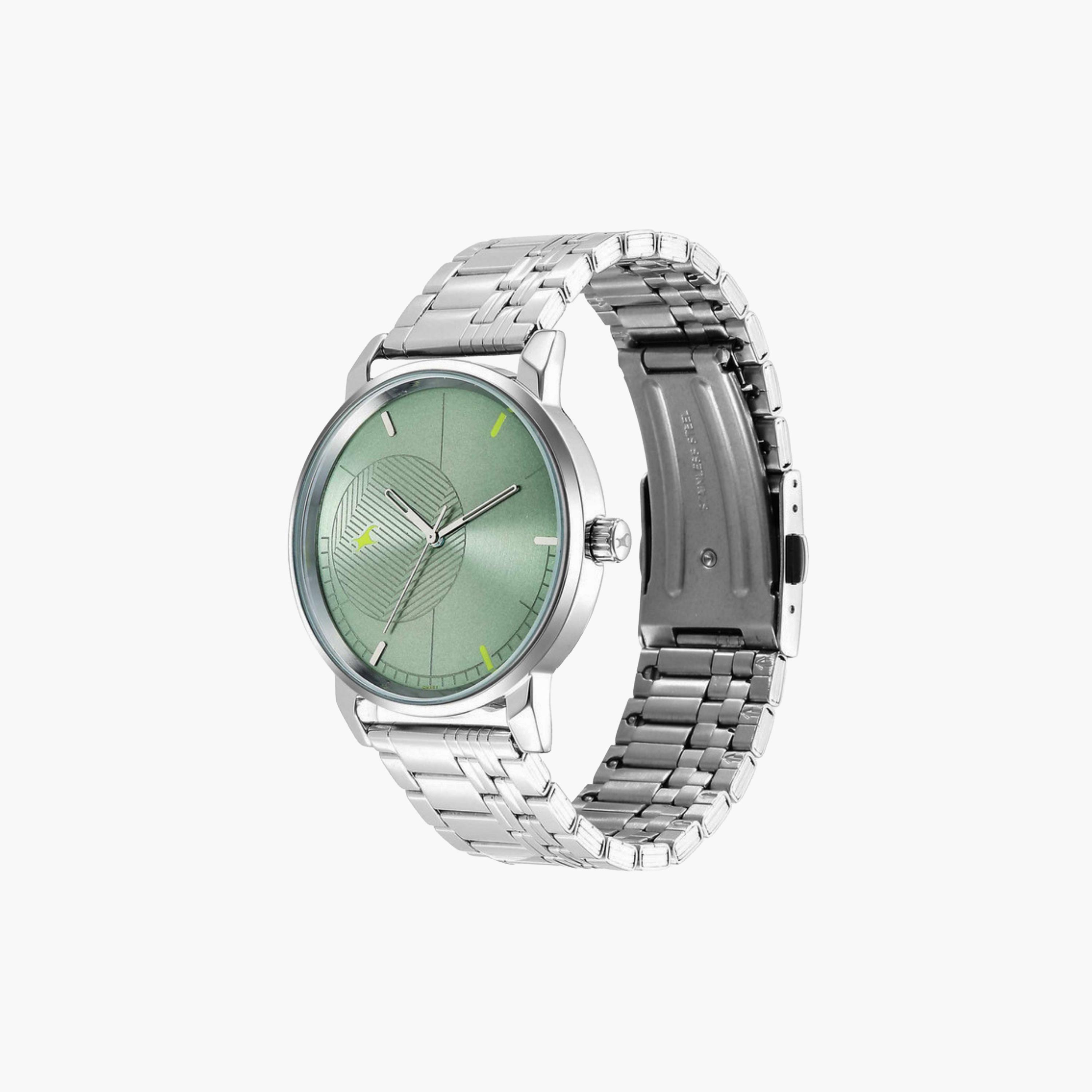 Green Dial Men's Metal Watch-men-watchesandjewellery-watches-image-4
