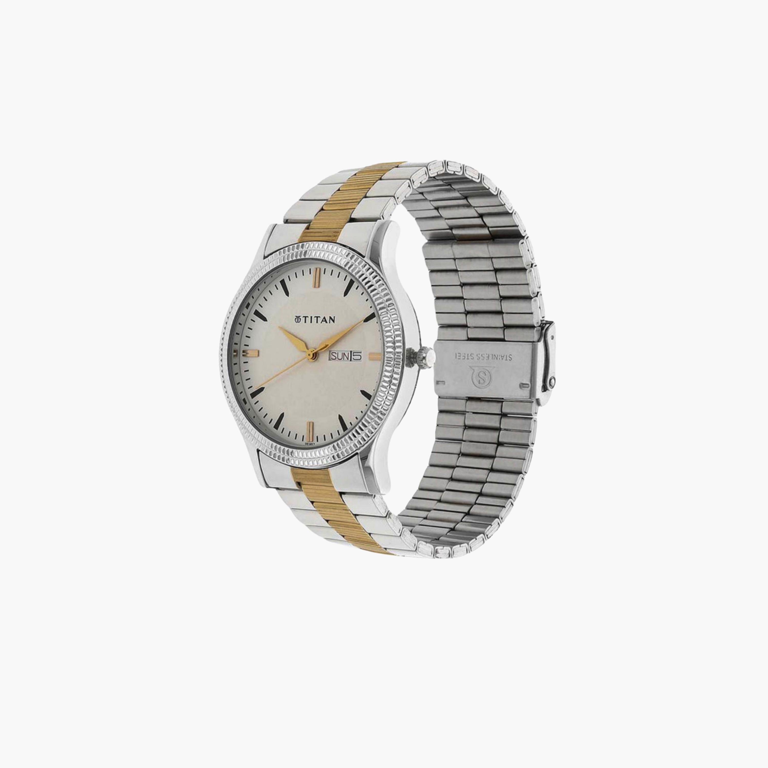 Classic Analog Watch Dual-Tone Bracelet-men-watchesandjewellery-watches-image-3
