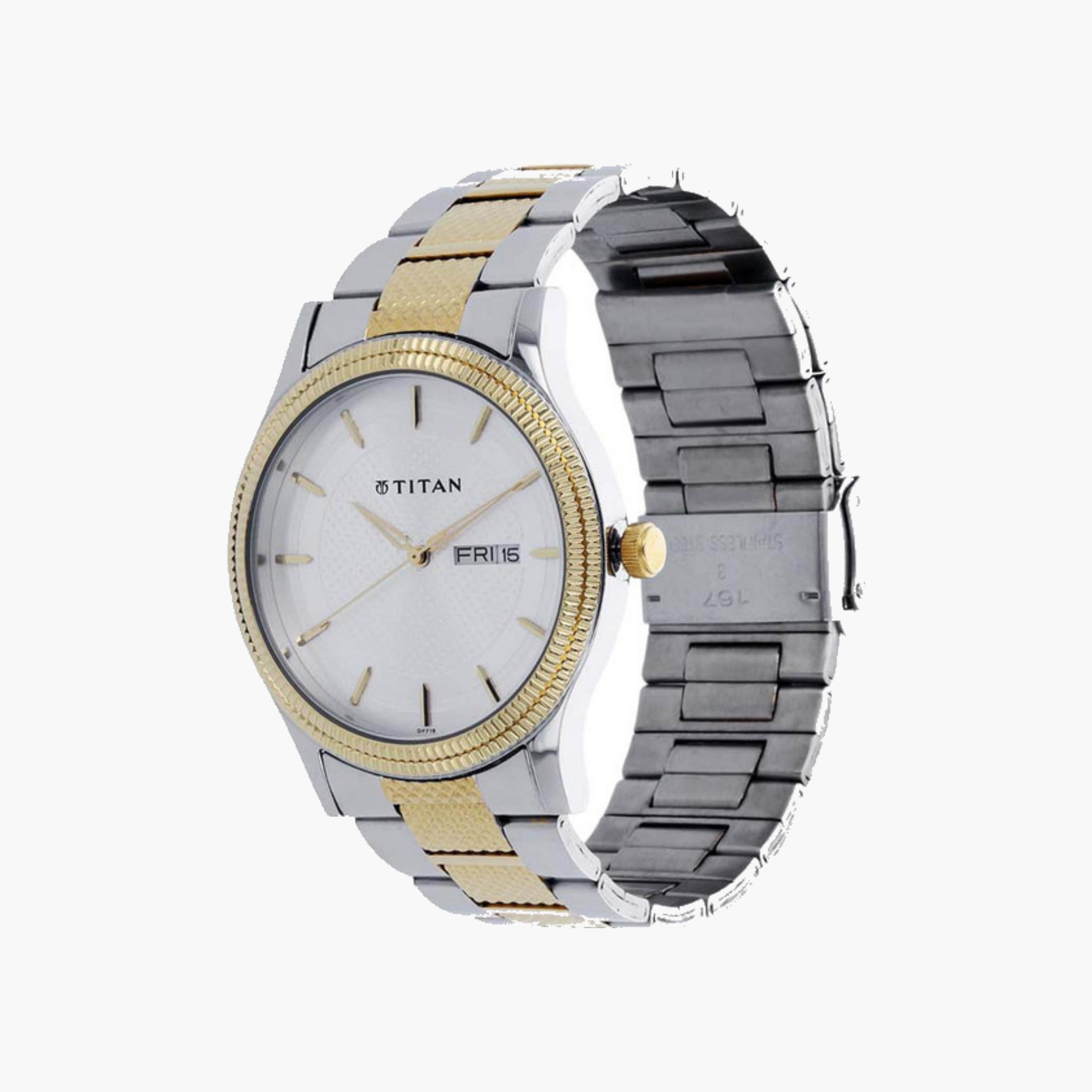 Two-Tone Analog Watch Men-men-watchesandjewellery-watches-image-3