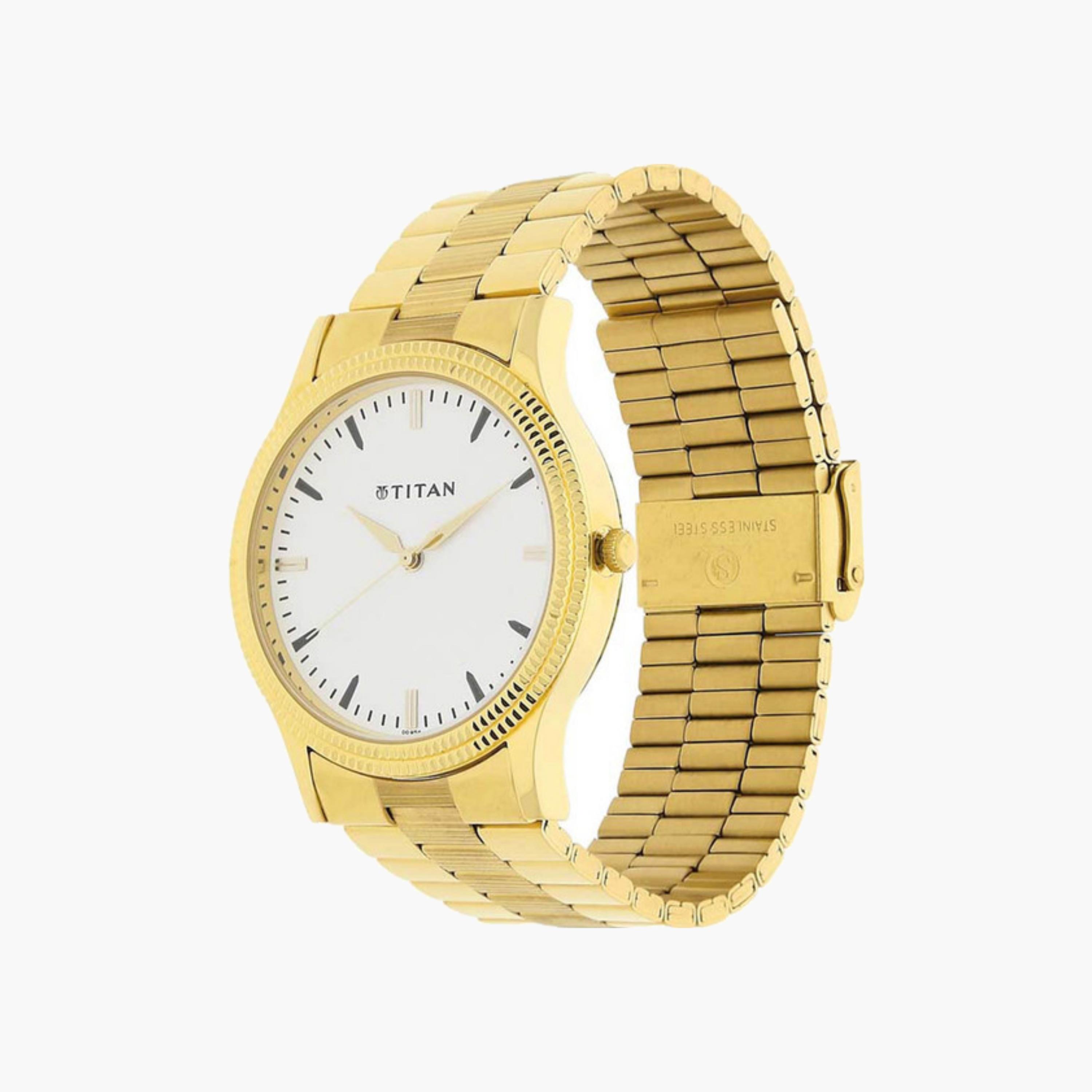 Gold Tone Analogue Watch-men-watchesandjewellery-watches-image-2