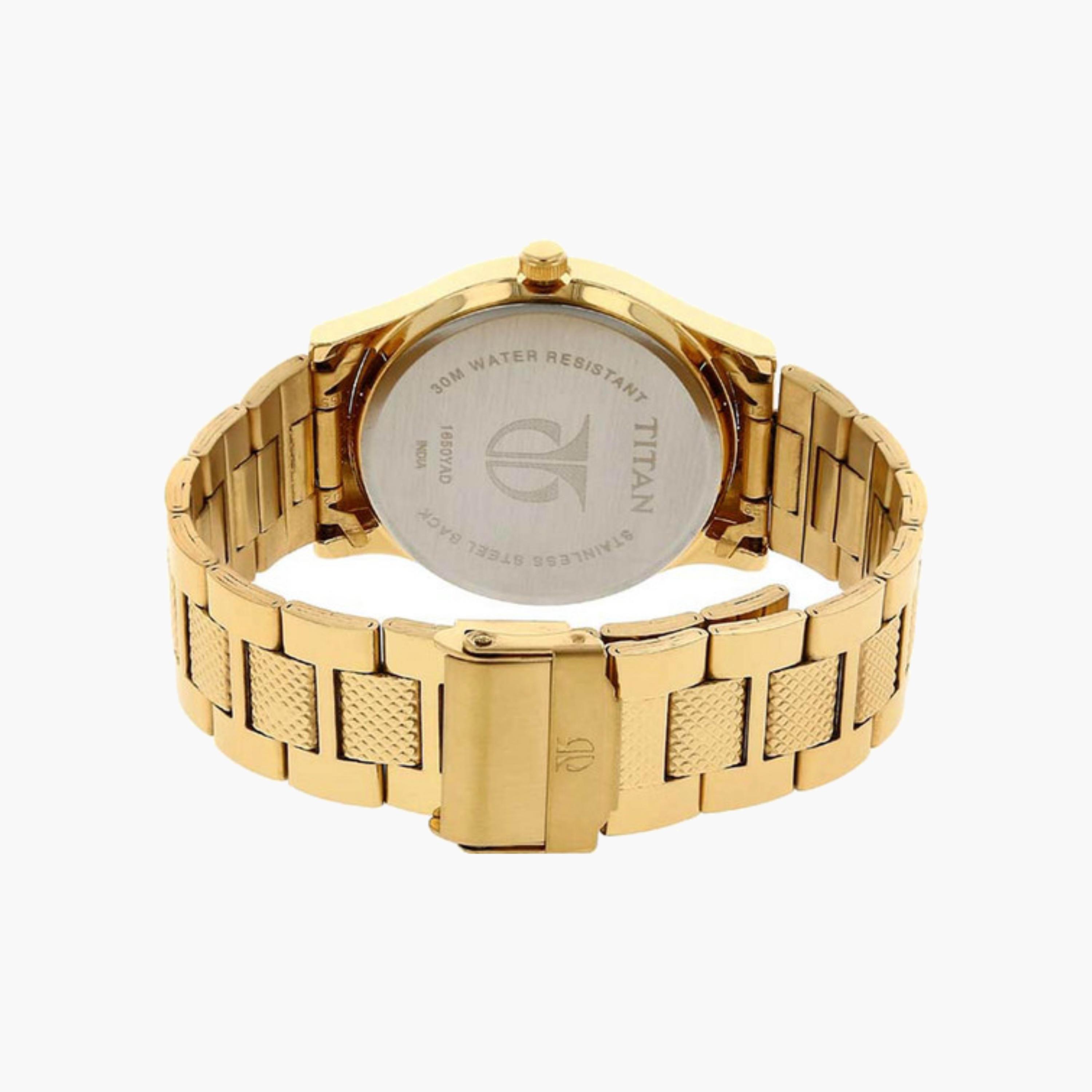 Gold Analogue Watch Day-Date Display-men-watchesandjewellery-watches-image-5