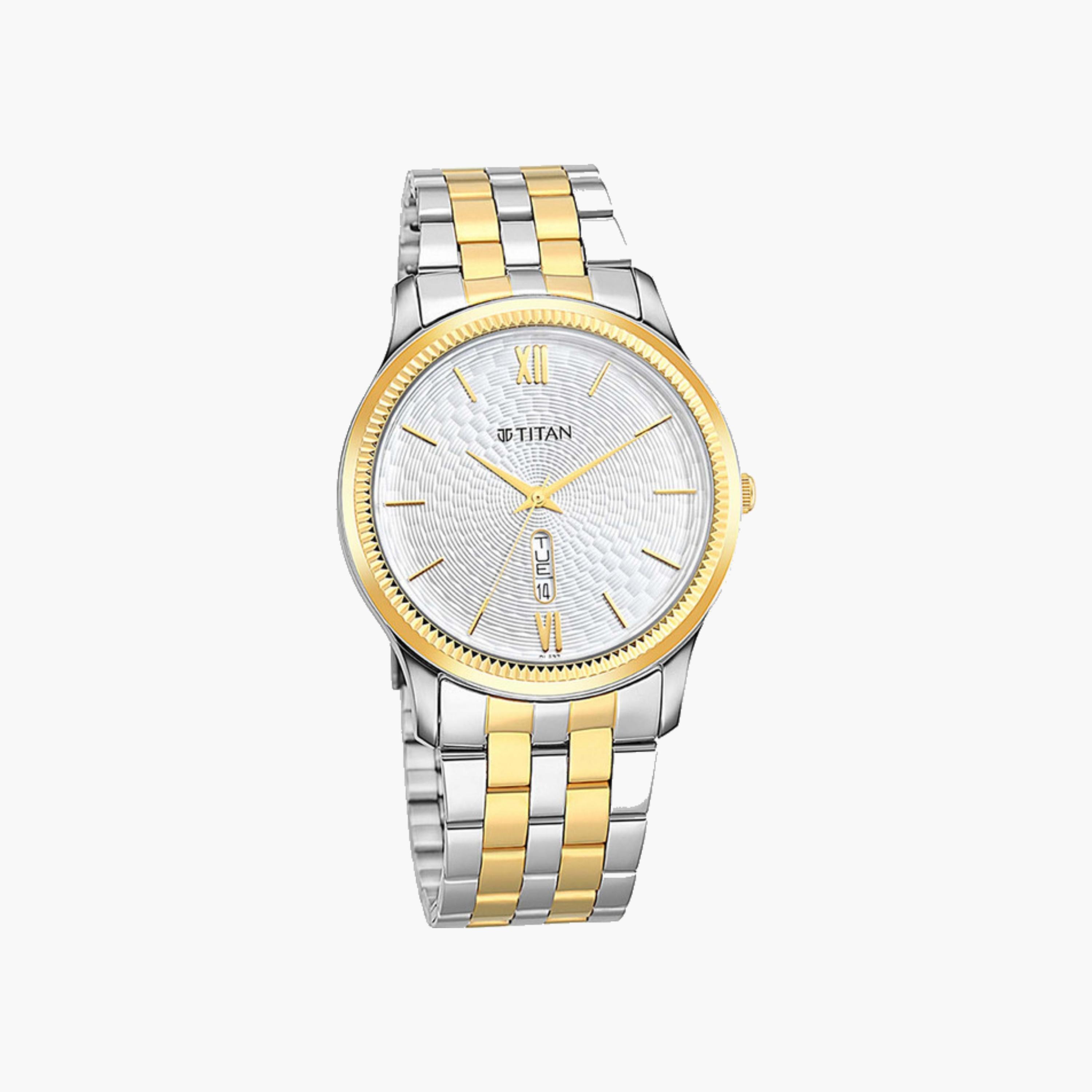 ساعة تيتان رجالية معدنية بلونين-men-watchesandjewellery-watches-image-1