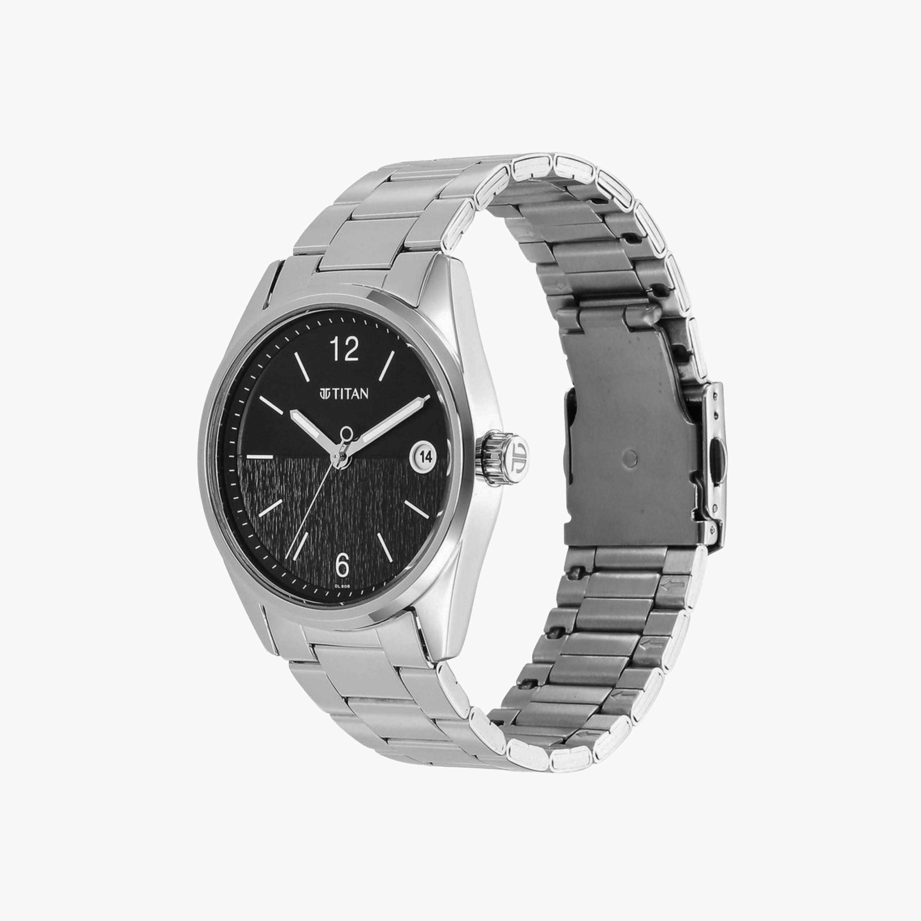 ساعة تايتن رجالية من الستانلس ستيل-men-watchesandjewellery-watches-image-4