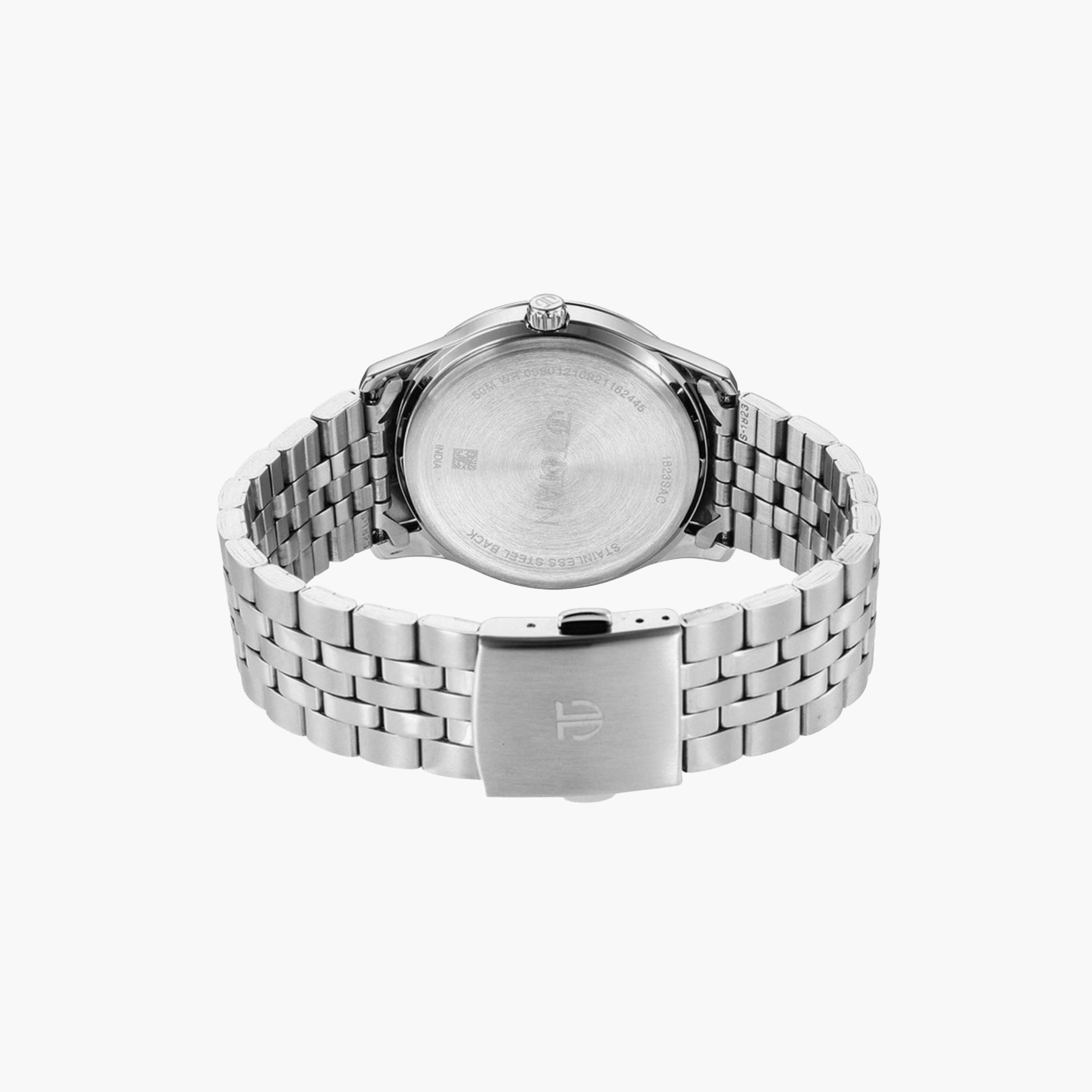 Classic Silver Analogue Watch-men-watchesandjewellery-watches-image-3