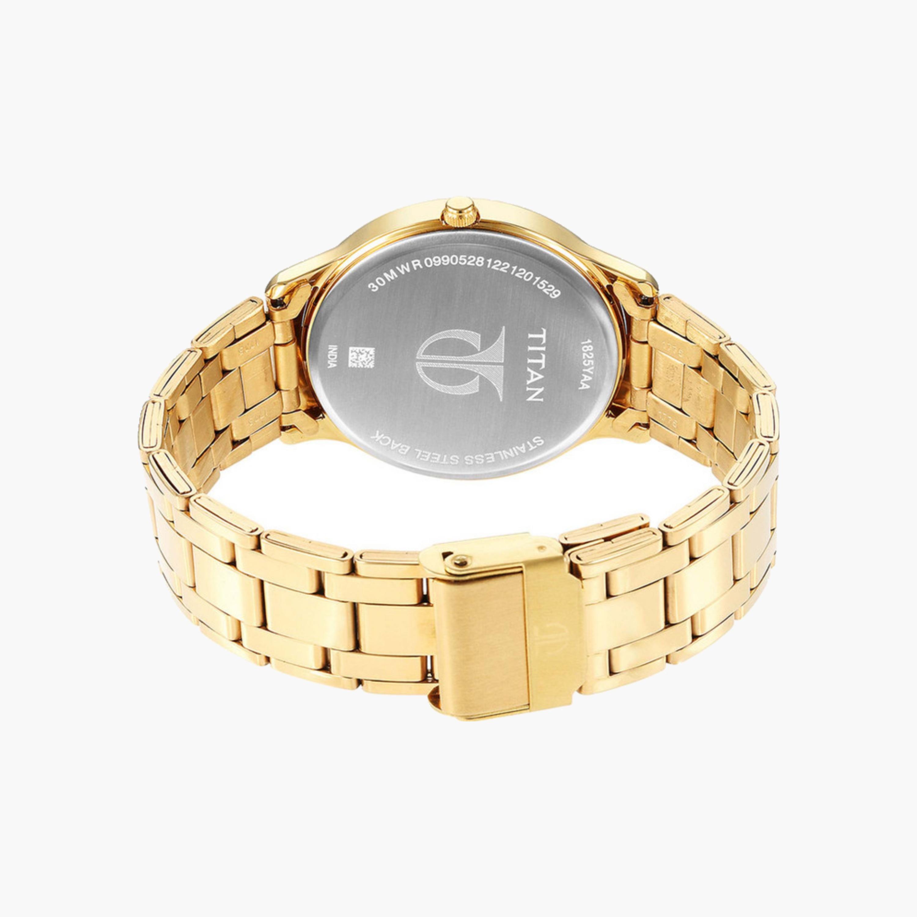 Gold-Tone Stainless Steel Analog Watch-men-watchesandjewellery-watches-image-3