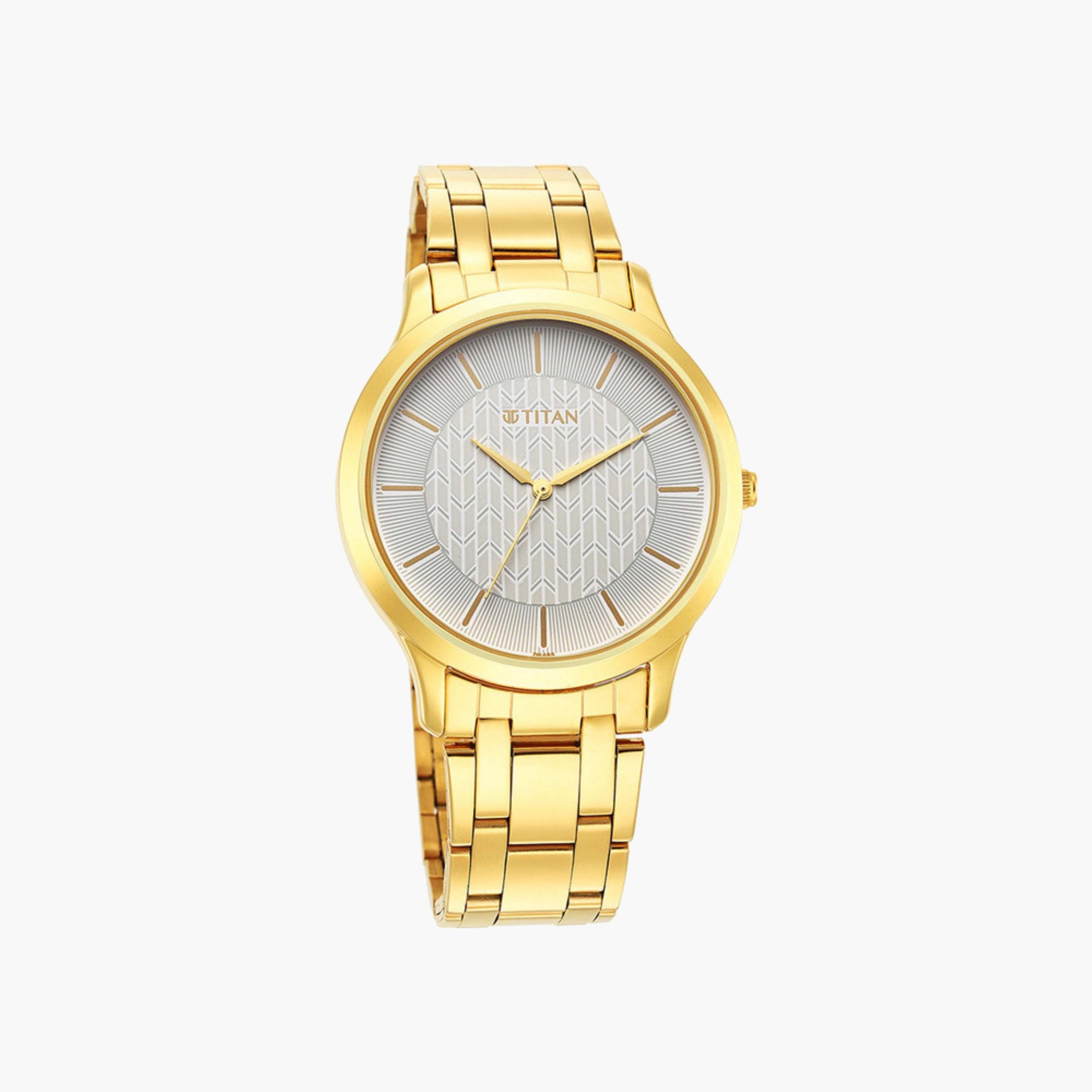 Gold Tone Stainless Steel Men's Watch-men-watchesandjewellery-watches-image-1
