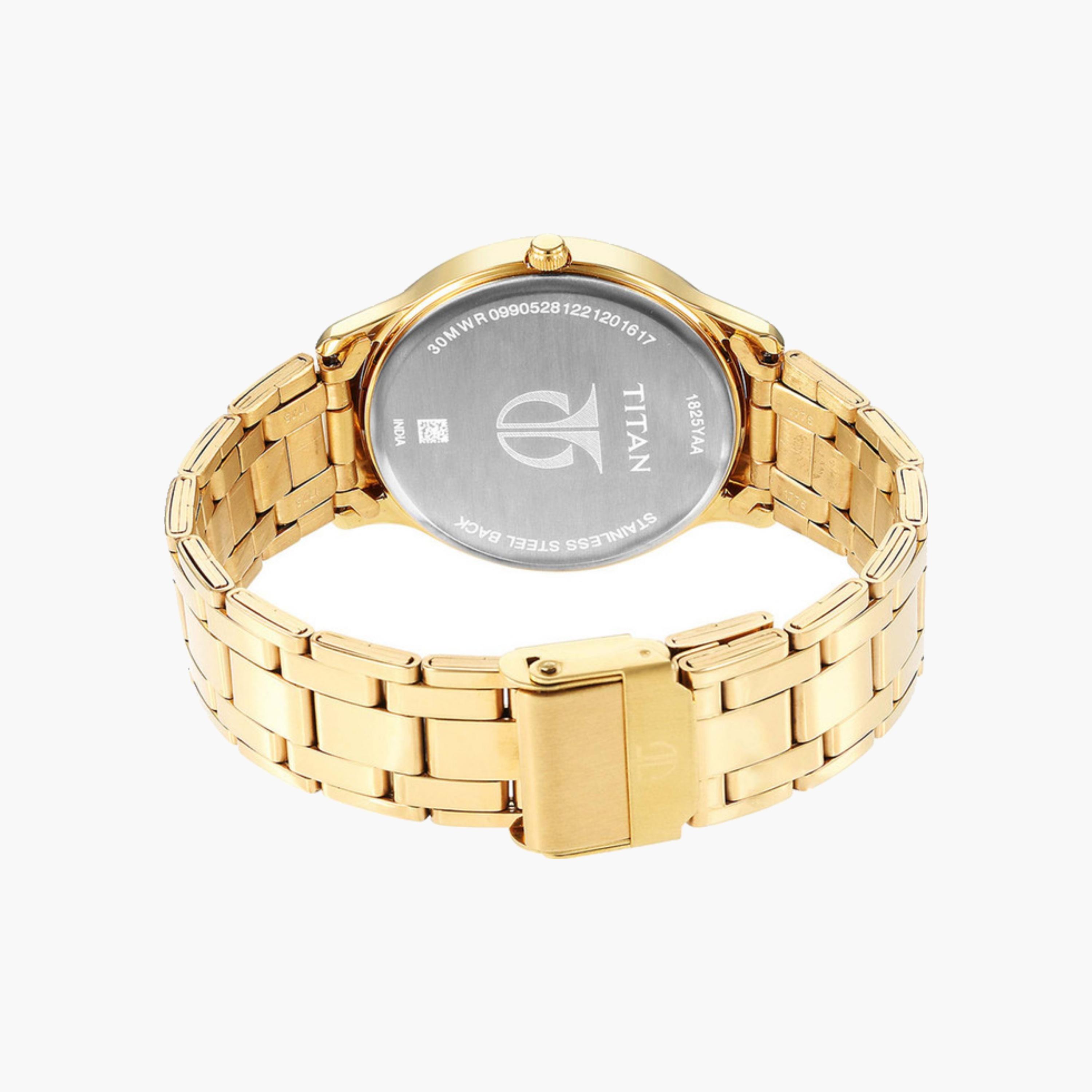 Gold Stainless Steel Men's Watch-men-watchesandjewellery-watches-image-2