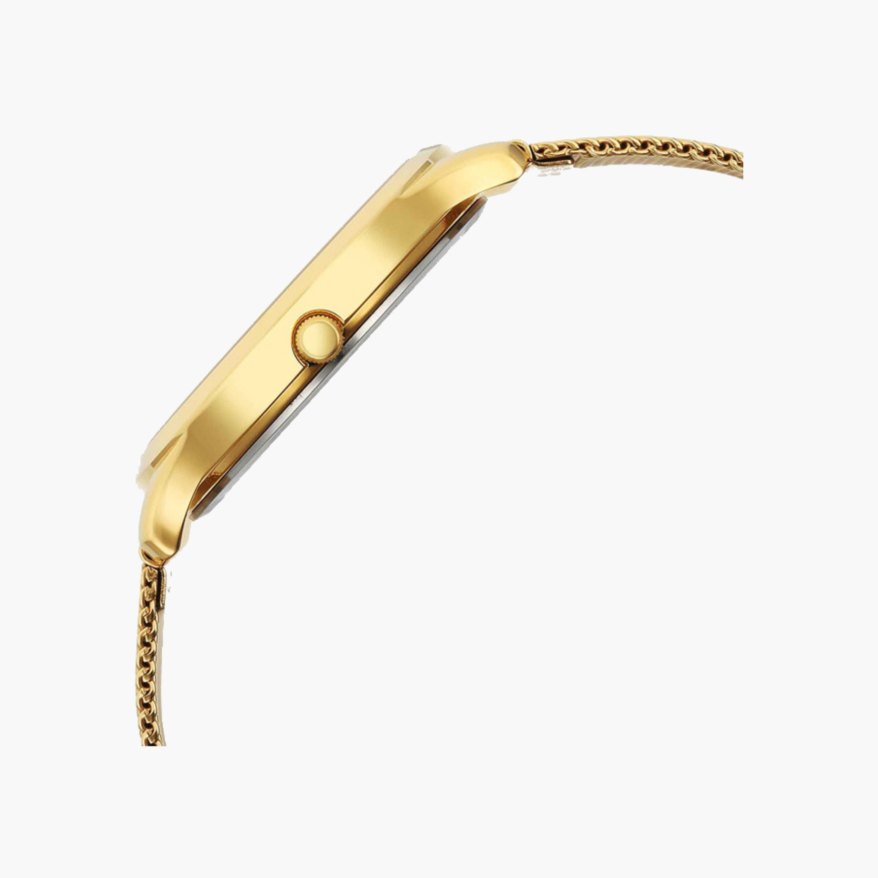 Gold-Tone Mesh Strap Watch-men-watchesandjewellery-watches-image-3
