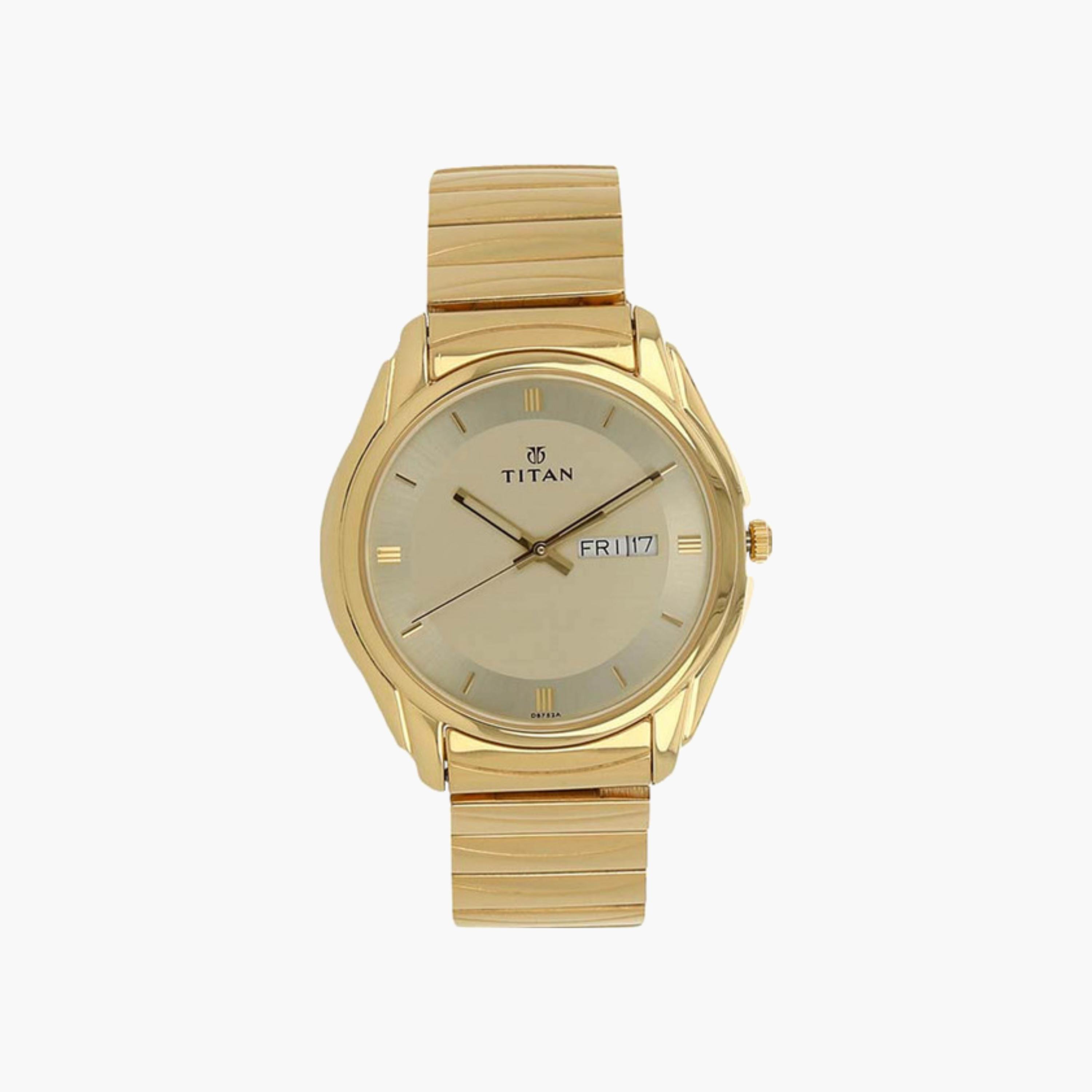 Gold Analogue Men's Watch-men-watchesandjewellery-watches-image-1