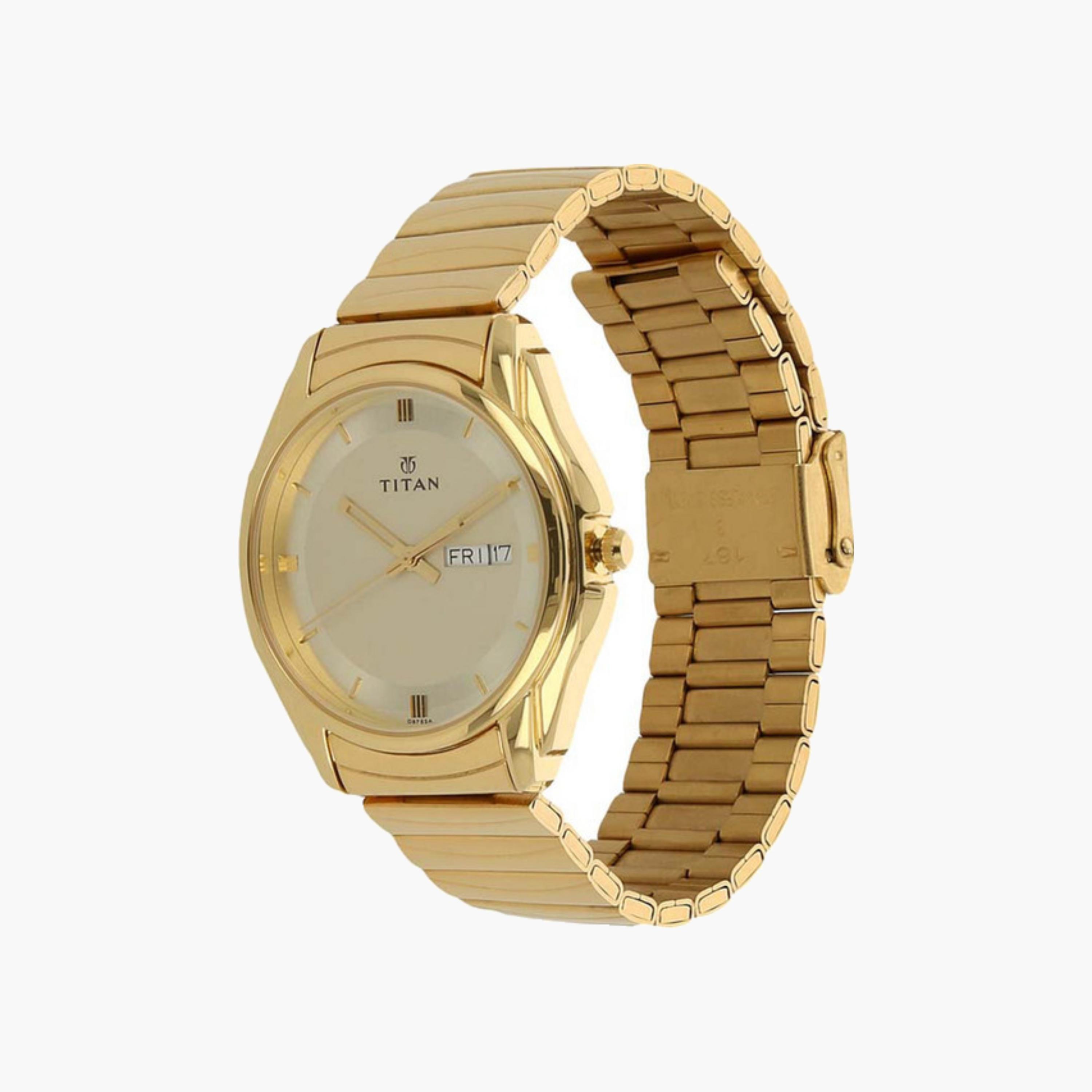 Gold Analogue Men's Watch-men-watchesandjewellery-watches-image-2