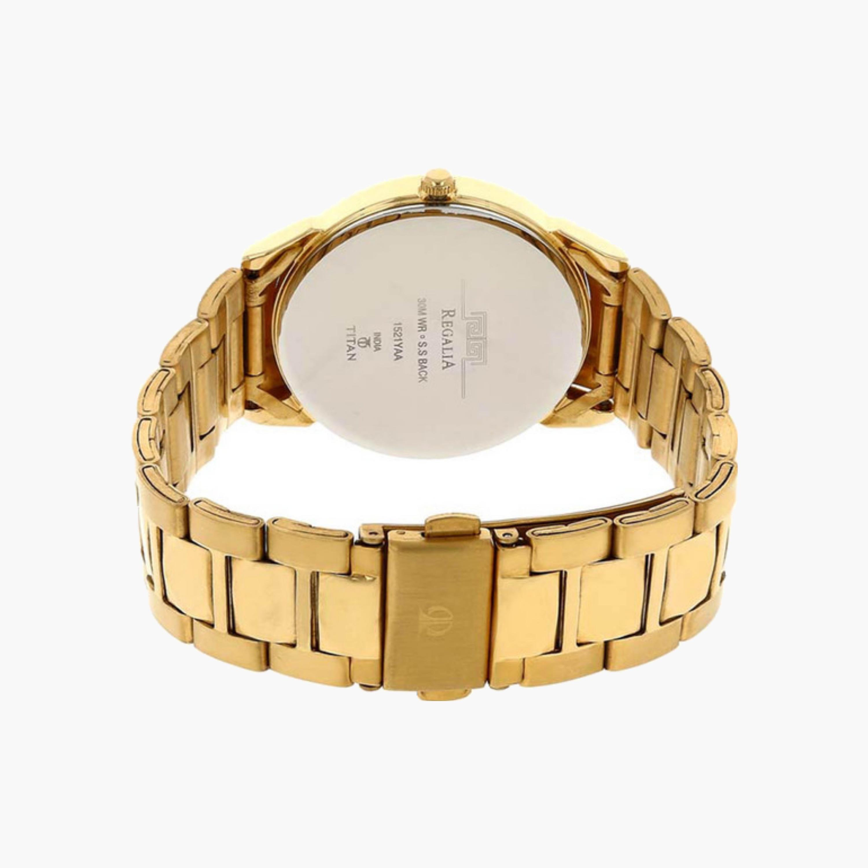 Gold Tone Stainless Steel Watch-men-watchesandjewellery-watches-image-4