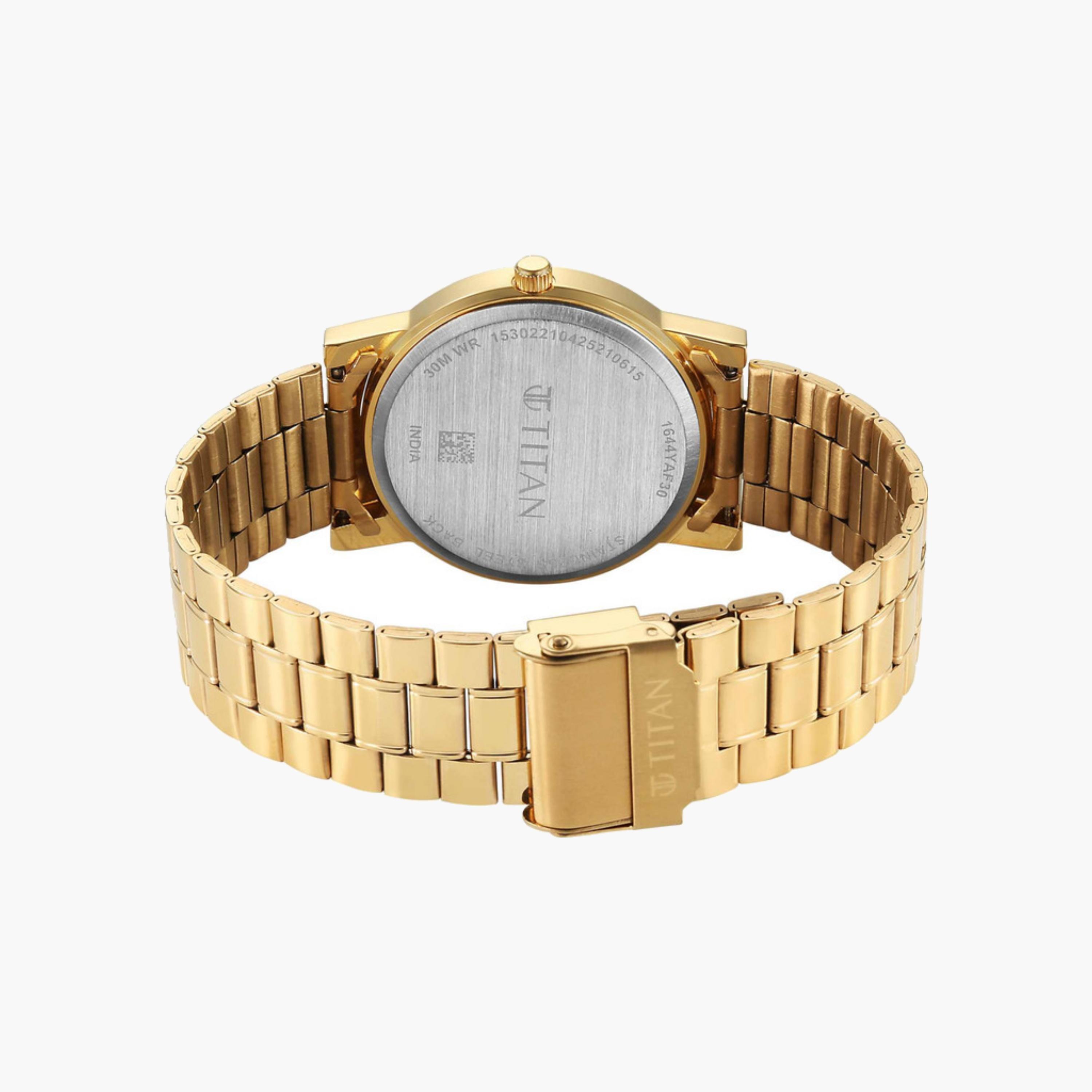 Gold Tone Stainless Steel Watch-men-watchesandjewellery-watches-image-4