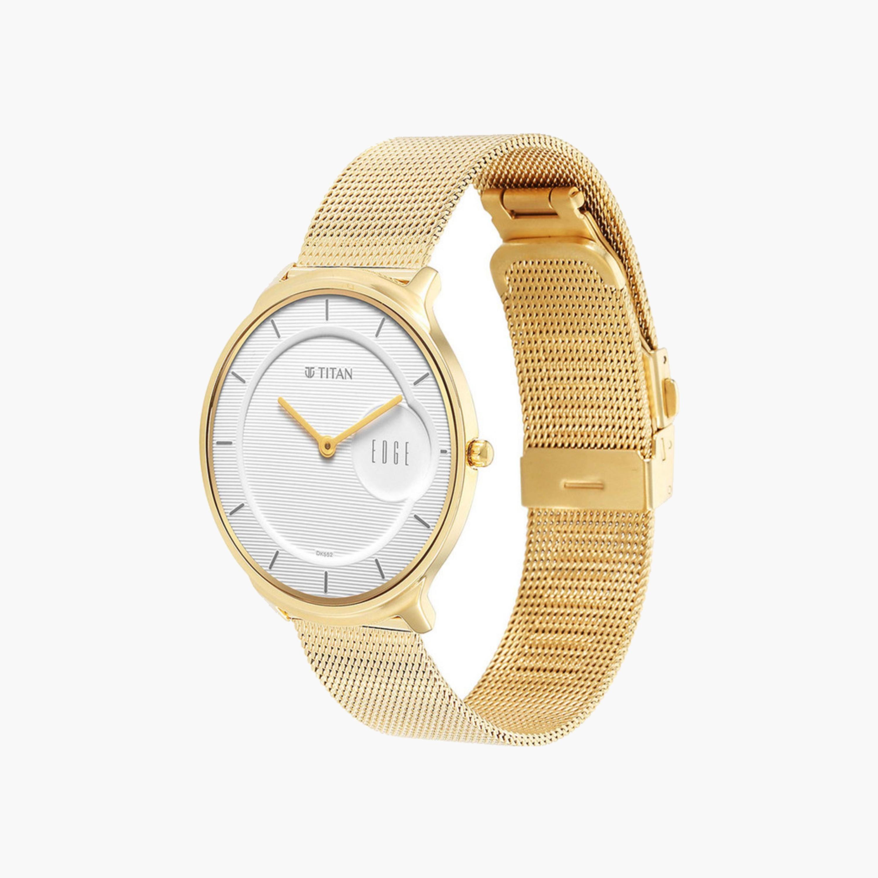 Gold-Toned Mesh Strap Watch-women-watchesandjewellery-watches-image-5