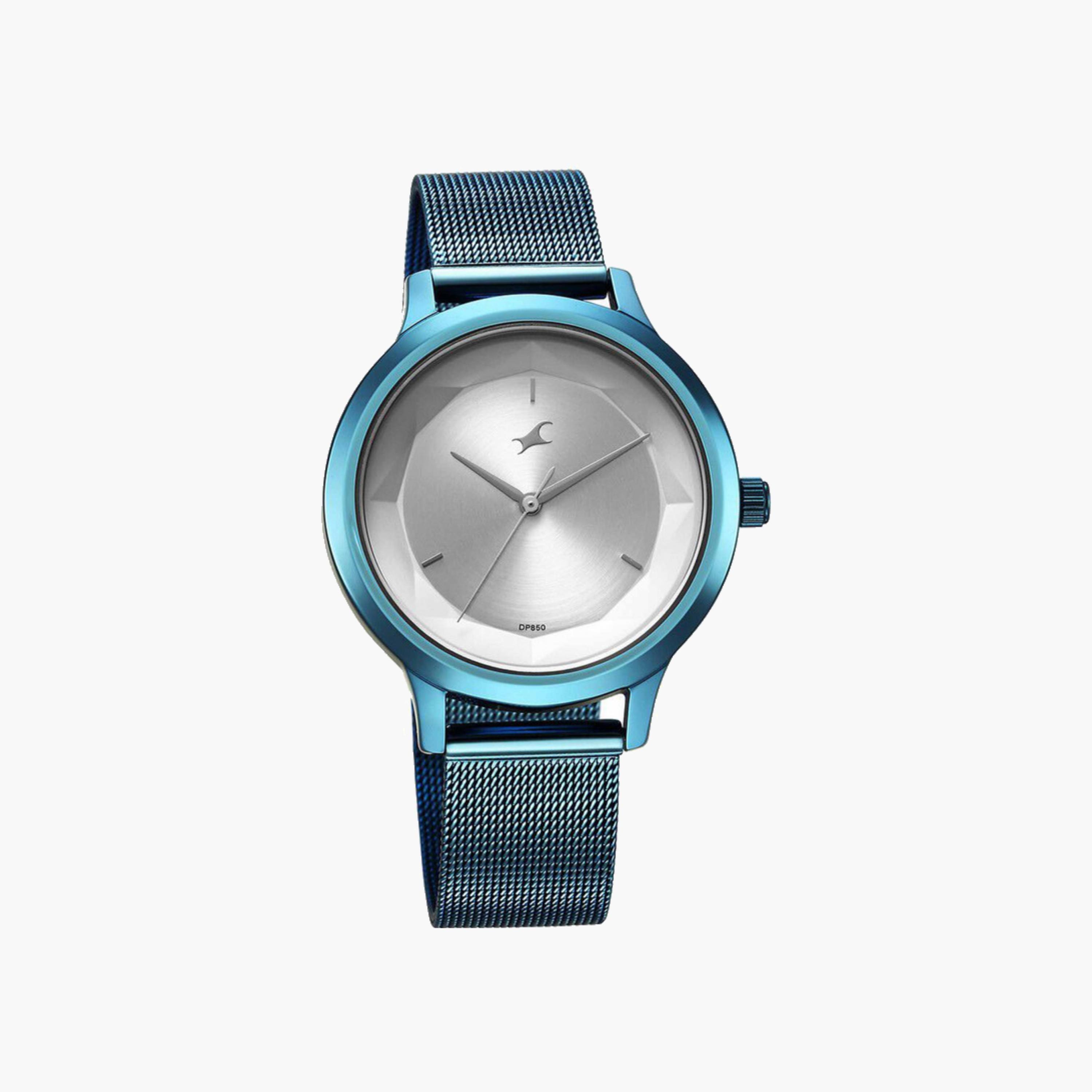 Blue Mesh Strap Watch-women-watchesandjewellery-watches-image-5