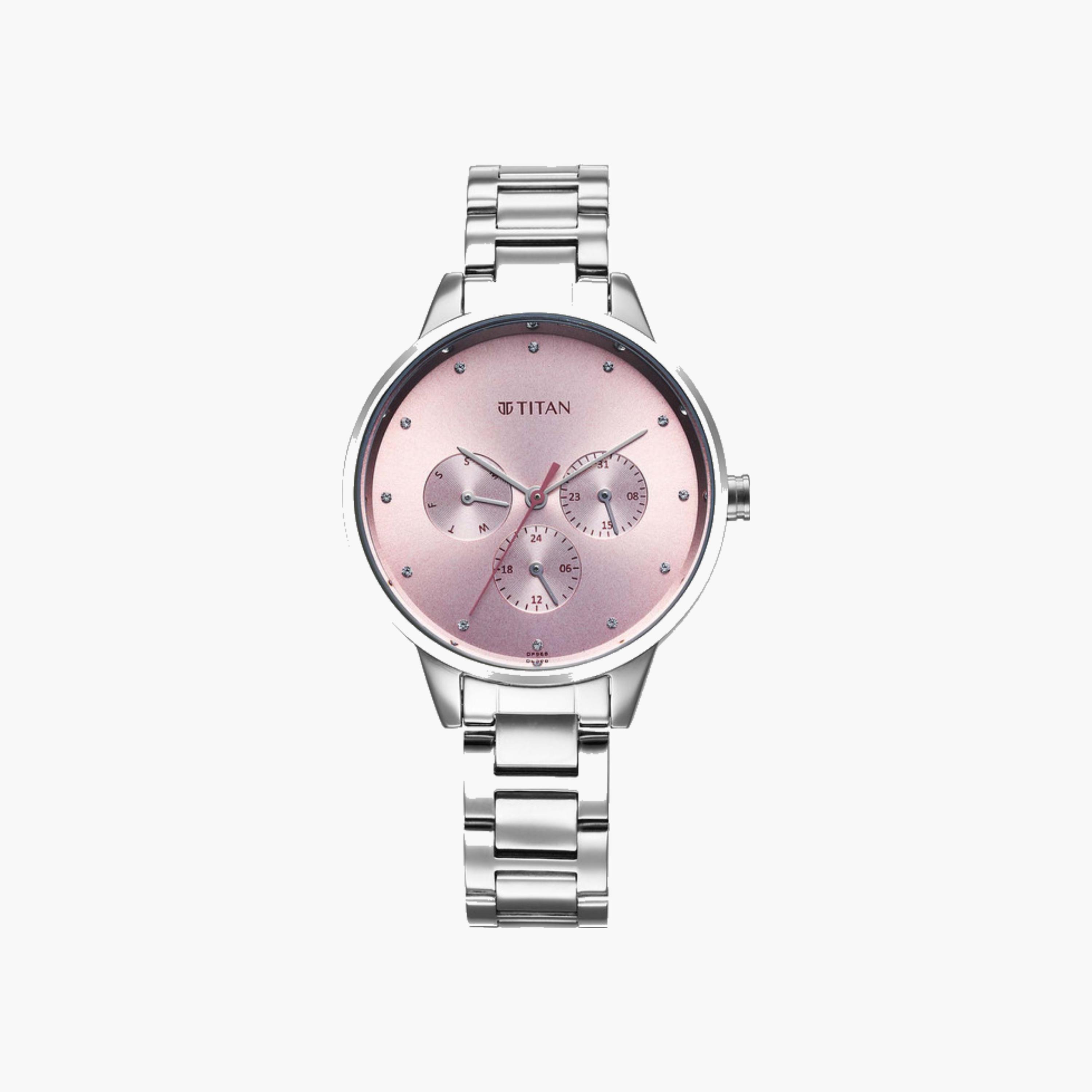 Analog Quartz Watch, Stainless Steel-women-watchesandjewellery-watches-image-1
