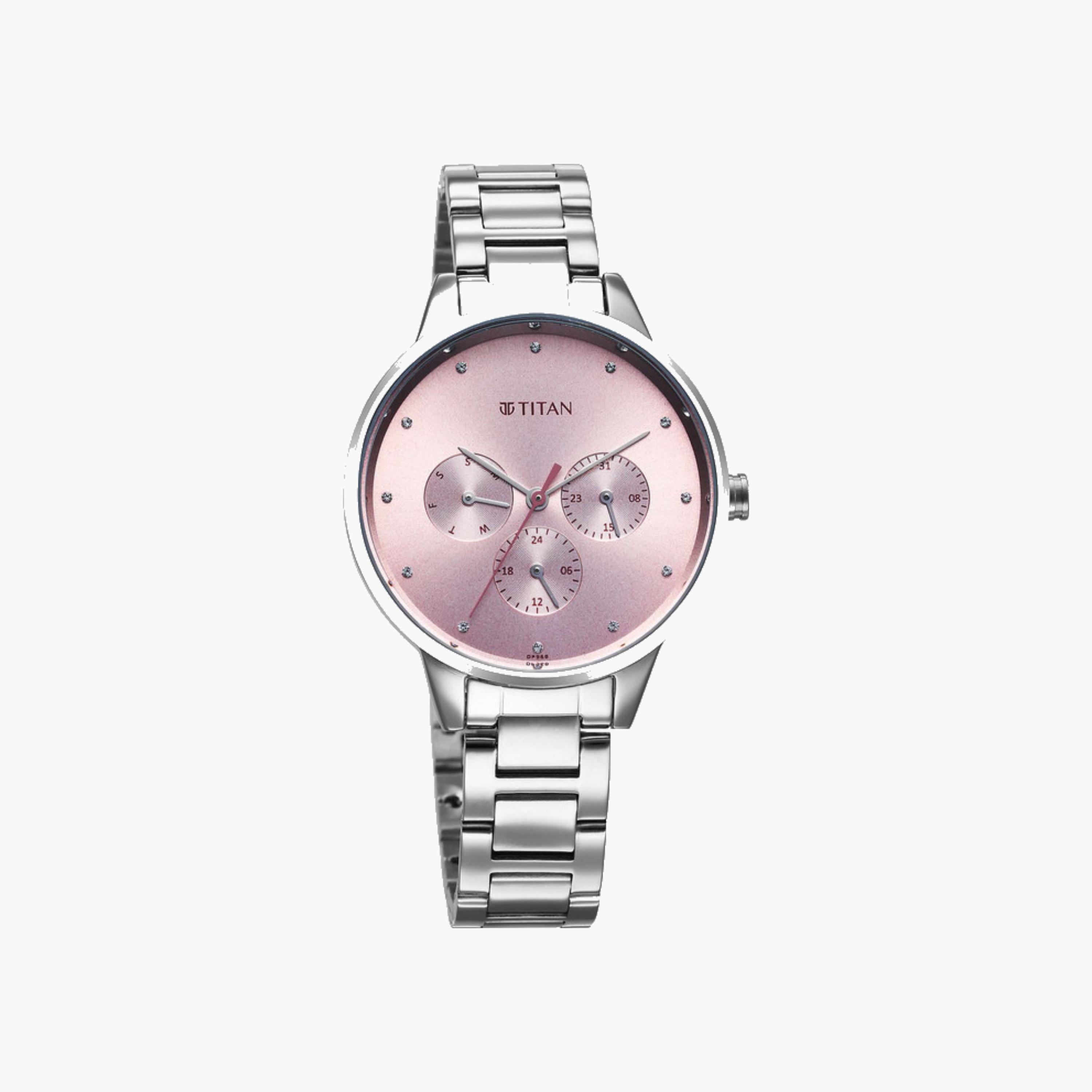Analog Quartz Watch, Stainless Steel-women-watchesandjewellery-watches-image-3