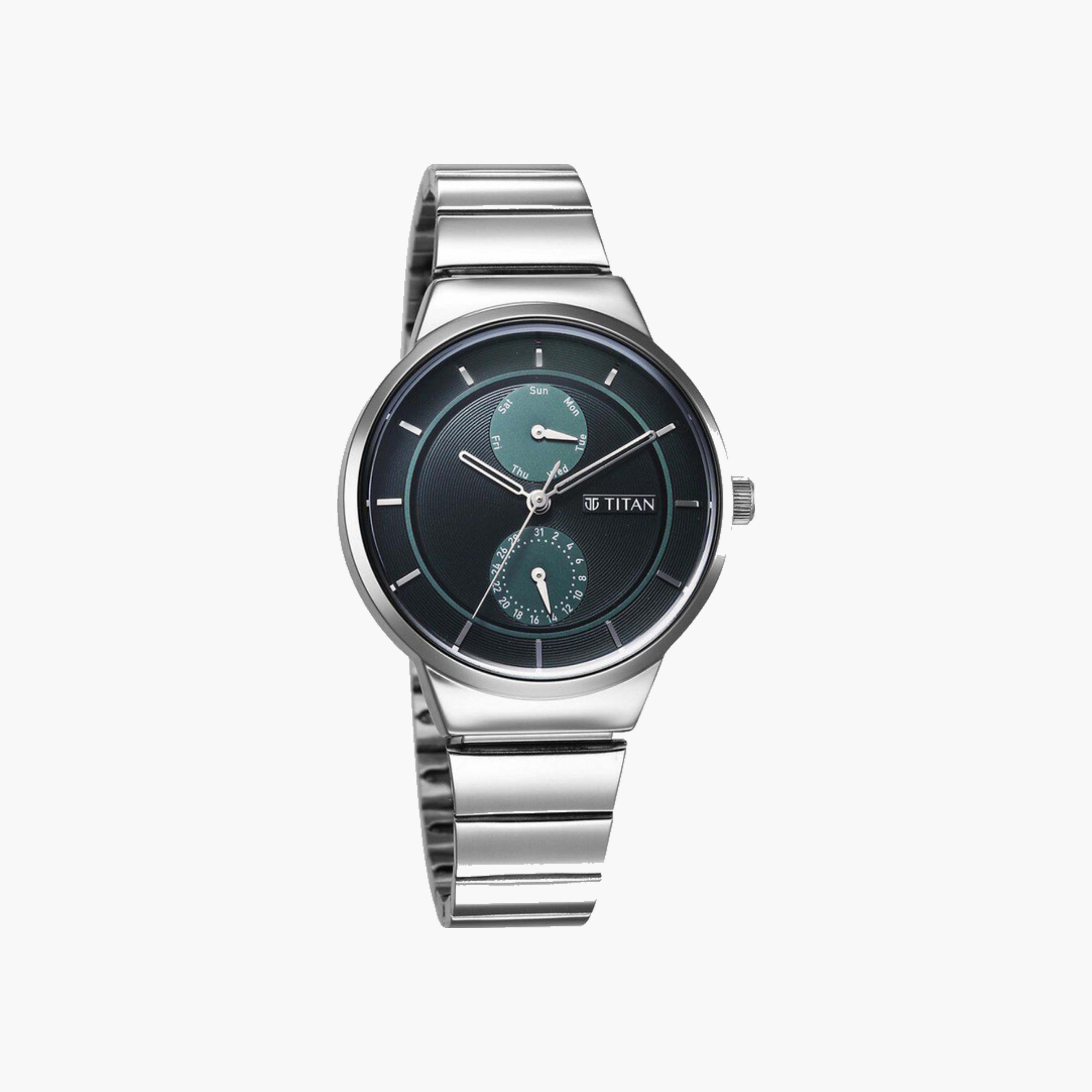 Titan Neo Multifunction Green Dial Watch-women-watchesandjewellery-watches-image-1