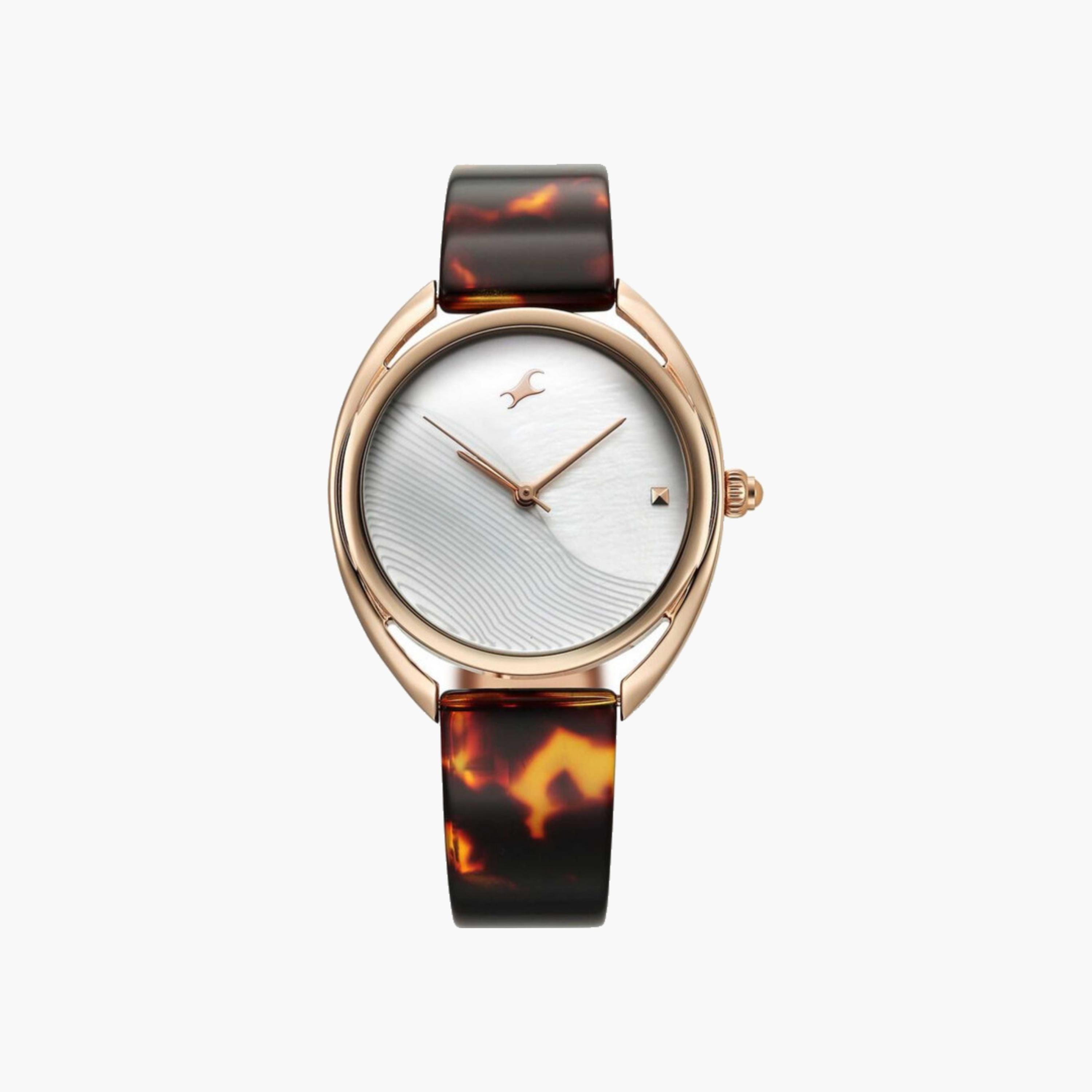 Elegant Quartz Watch, Two-Tone Strap-women-watchesandjewellery-watches-image-1