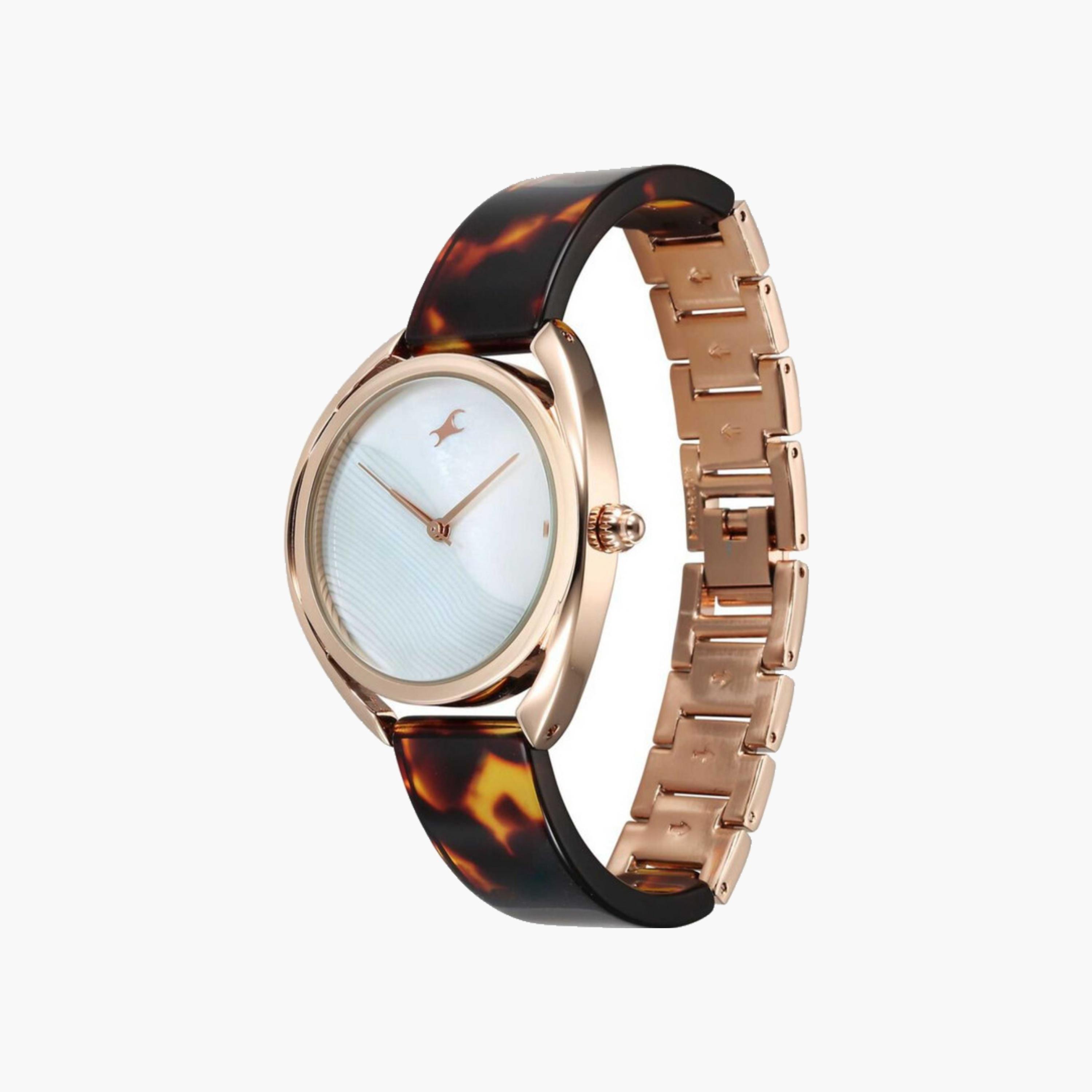 Elegant Quartz Watch, Two-Tone Strap-women-watchesandjewellery-watches-image-2
