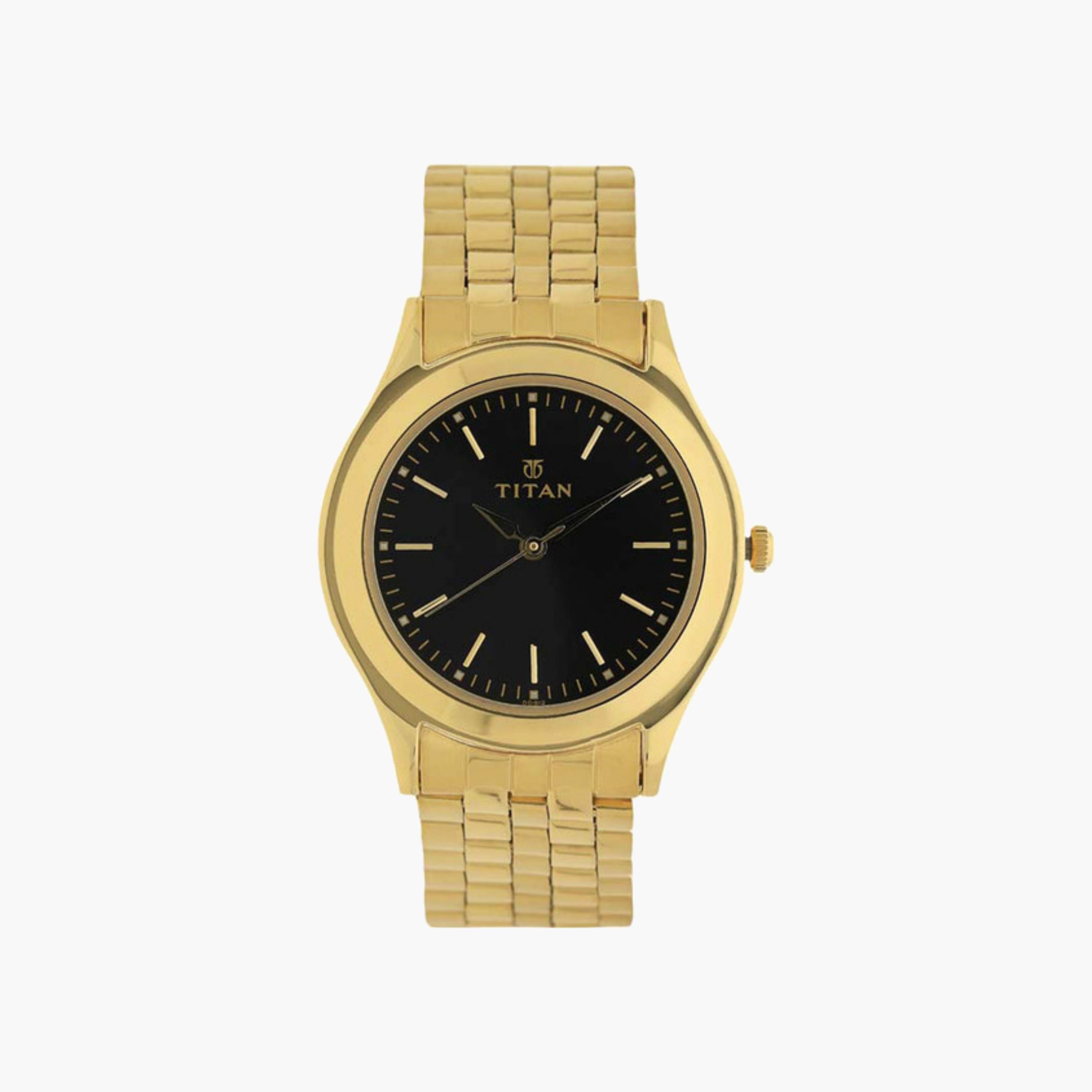 Gold Stainless Steel Watch-men-watchesandjewellery-watches-image-1