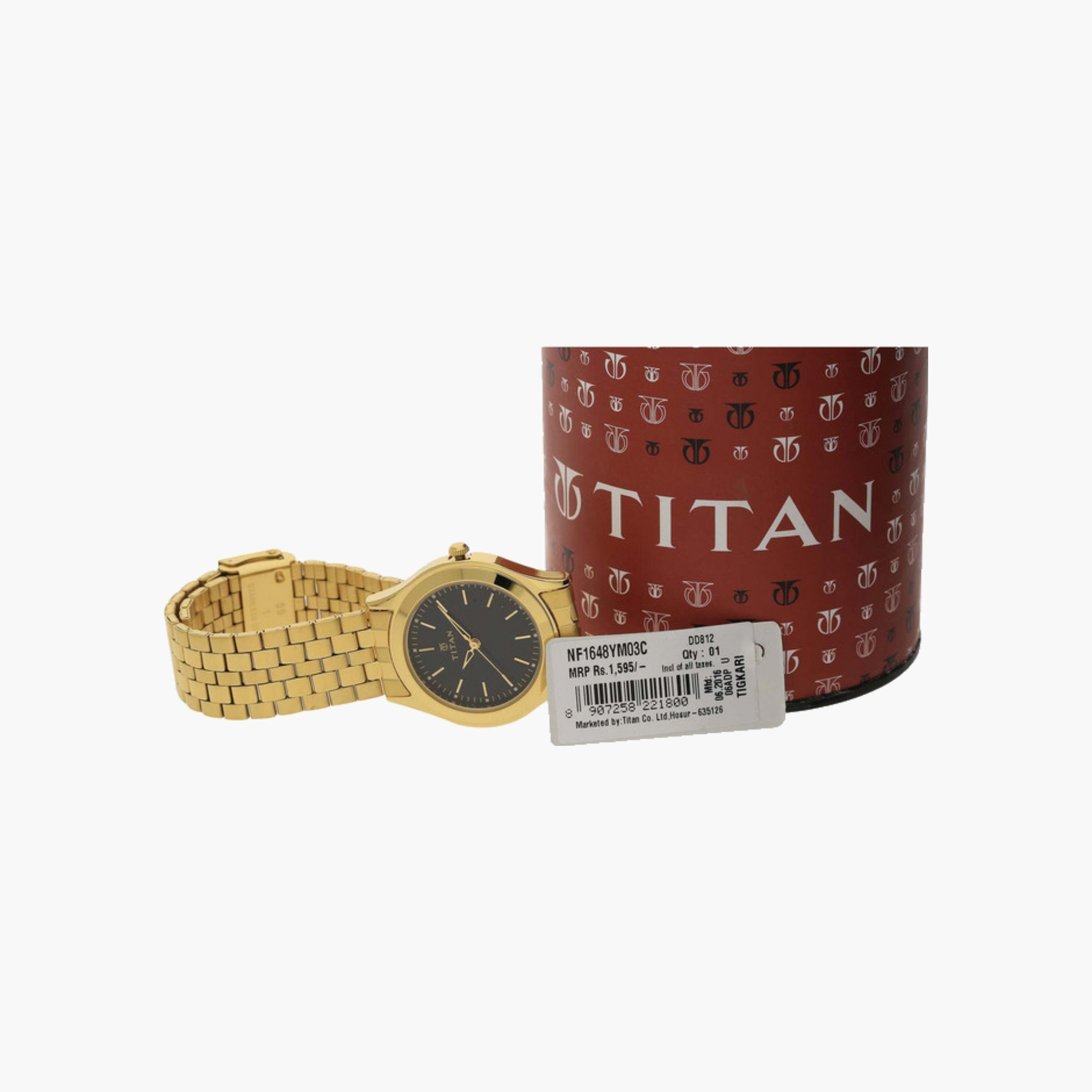 Gold Stainless Steel Watch-men-watchesandjewellery-watches-image-3