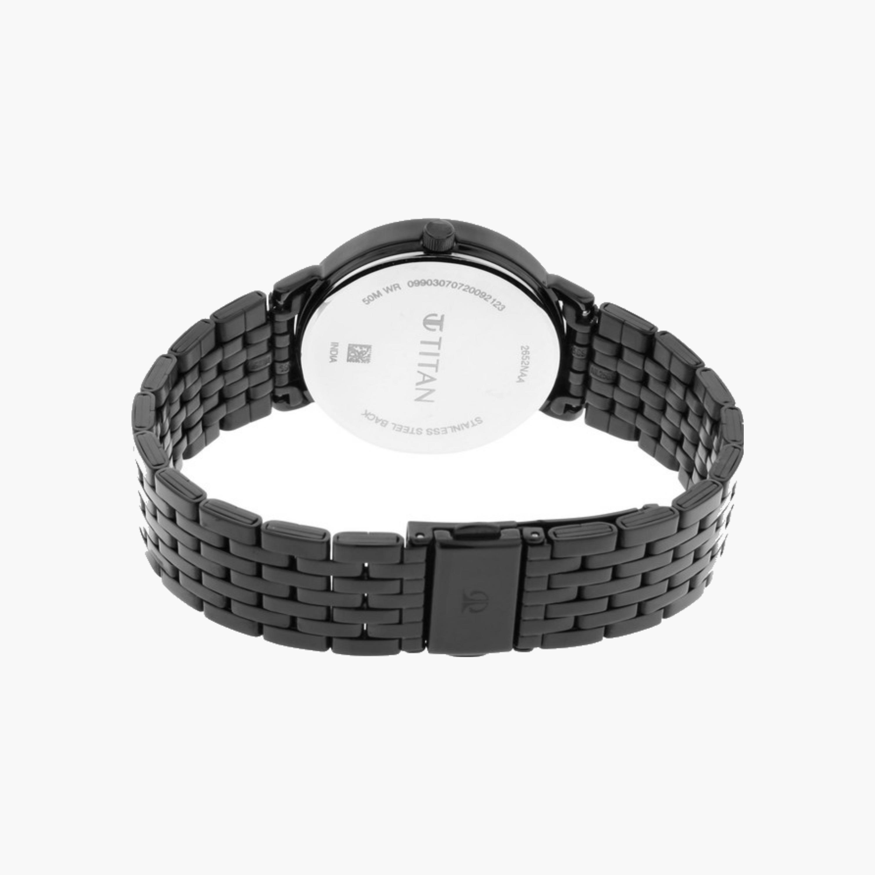 Black Stainless Steel Watch-women-watchesandjewellery-watches-image-2